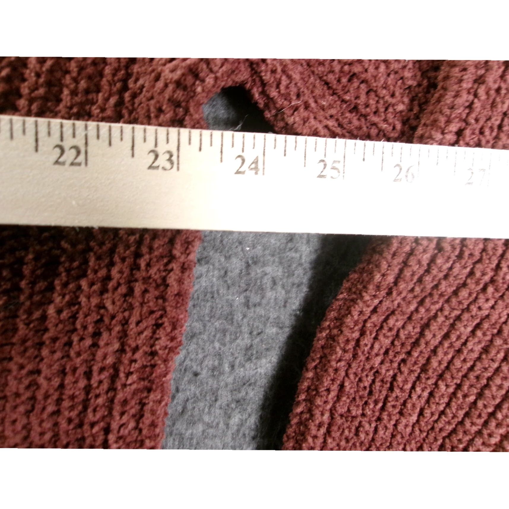 Vintage SO Sweater Womens Medium Rust Brown Oversized Ribbed Knit Cozy Lounge Size M / US 6-8 / IT 42-44 - 3 Thumbnail