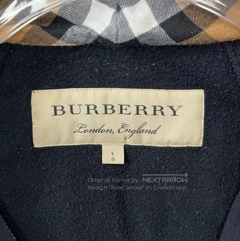Burberry Burberry Black Cotton Women's Jacket. Size L / US 10 / IT 46 - 3 Thumbnail