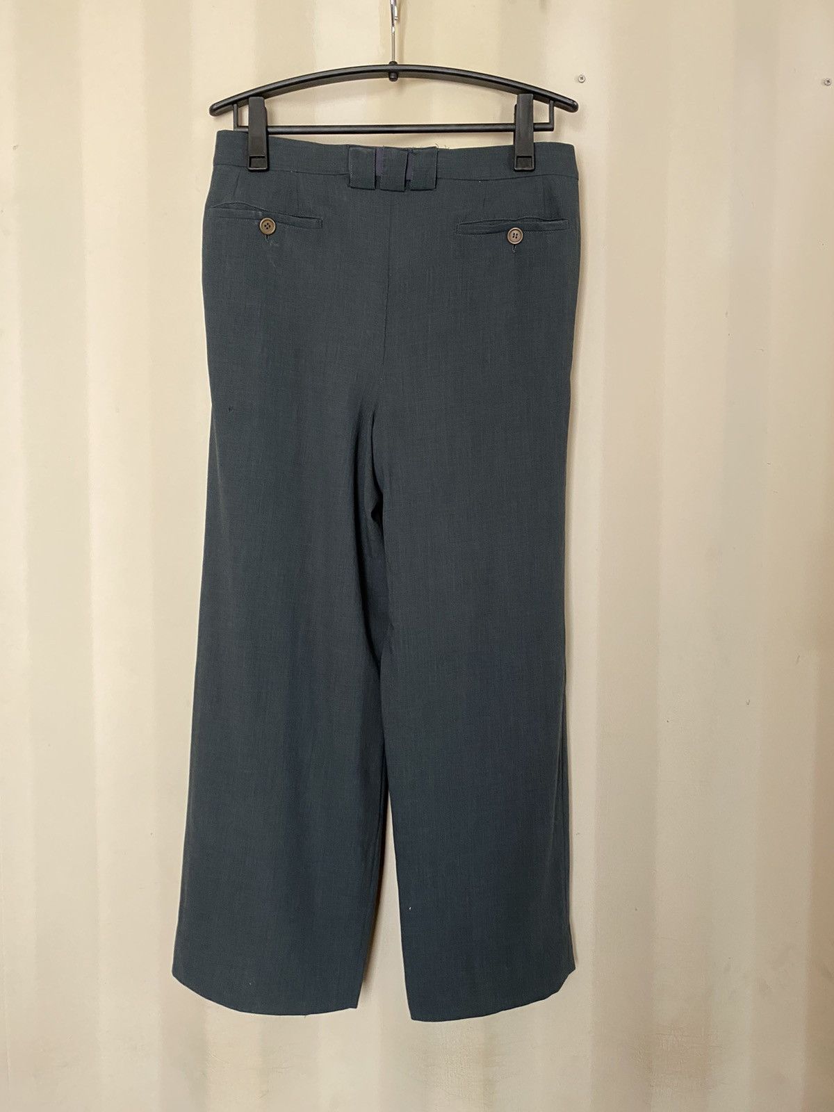 Giorgio Armani GIORGIO ARMANI Dark Green Formal Pants Size US 33 - 2 Thumbnail