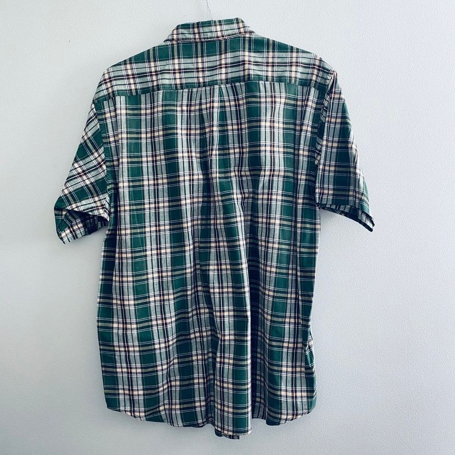 Brooks Brothers Brooks Brothers green plaid short sleeve button down Size US L / EU 52-54 / 3 - 3 Thumbnail