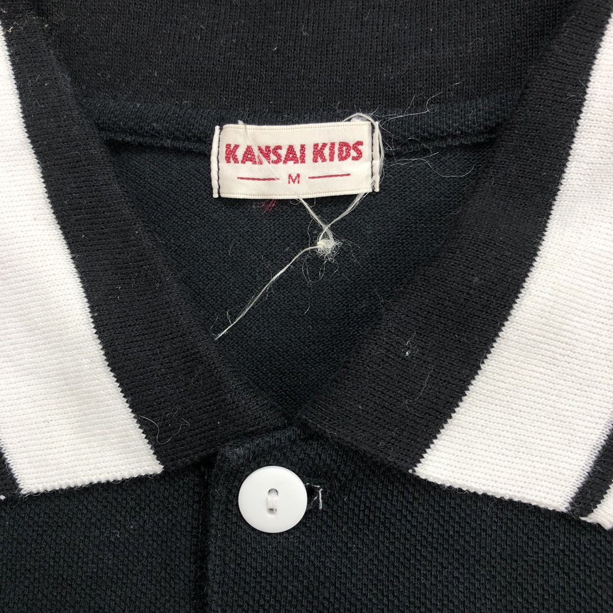 Designer × Japanese Brand × Kansai Yamamoto 1990s Kansai Yamamoto Kids Iconic Design Polo Shirt Size US M / EU 48-50 / 2 - 6 Thumbnail