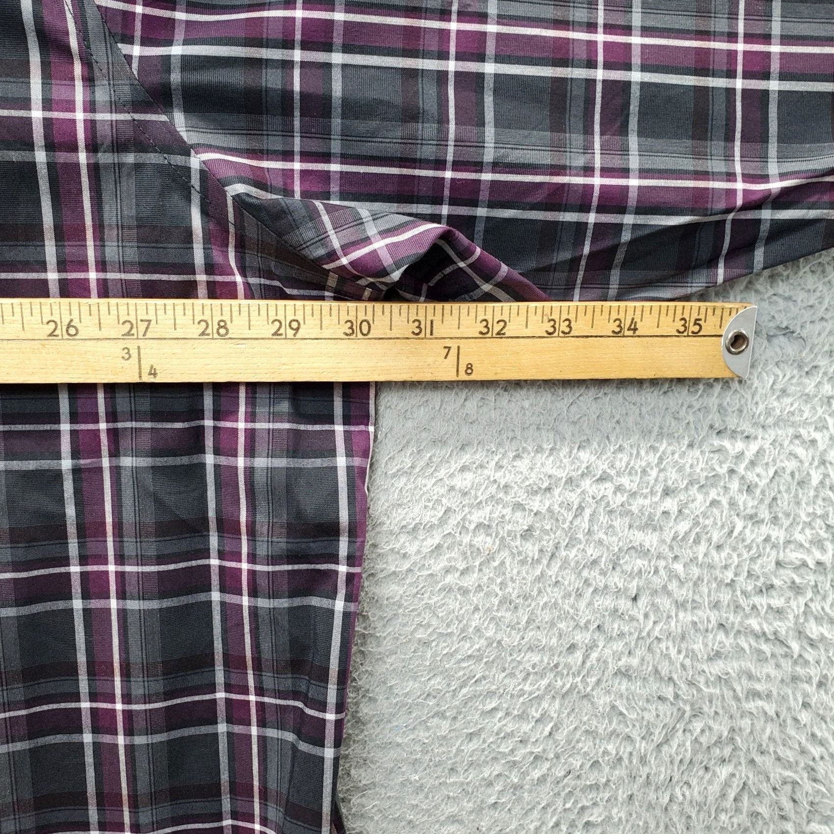Van Heusen Van Heusen Stain Shield Shirt Mens 3XL Multi Plaid Classic Fit Collar Button-Up Shirt Mens Size 3XL Multicolor Plaid Classic Fit Button-Up Mens Shirt Size US XXL / EU 58 / 5 - 3 Thumbnail