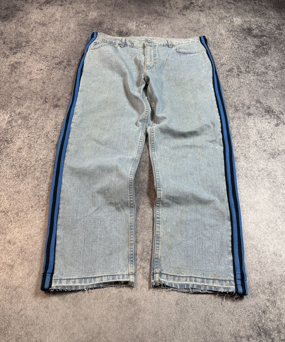 Other Y2K Style Adidas Jeans Pants Avant Garde XL Rare USA Alt Size US 36 / EU 52 - 1 Thumbnail