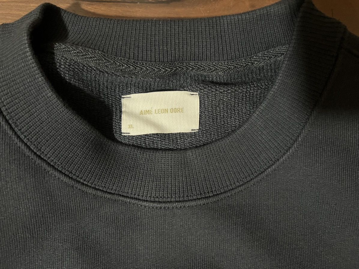 Aime Leon Dore Aime Leon Dore ALD Crest Crewneck Sweatshirt Jet Black Sz XL Size US XL / EU 56 / 4 - 2 Thumbnail