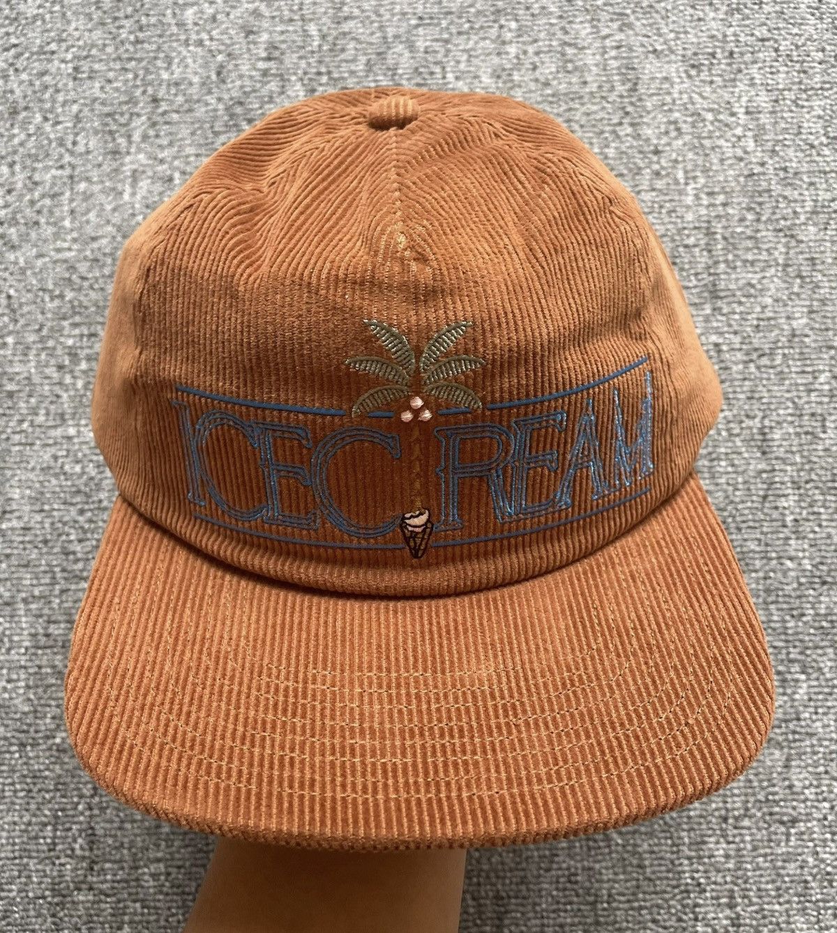 Billionaire Boys Club BBC ICECREAM Embroidered Corduroy Baseball Cap Size ONE SIZE - 1 Thumbnail