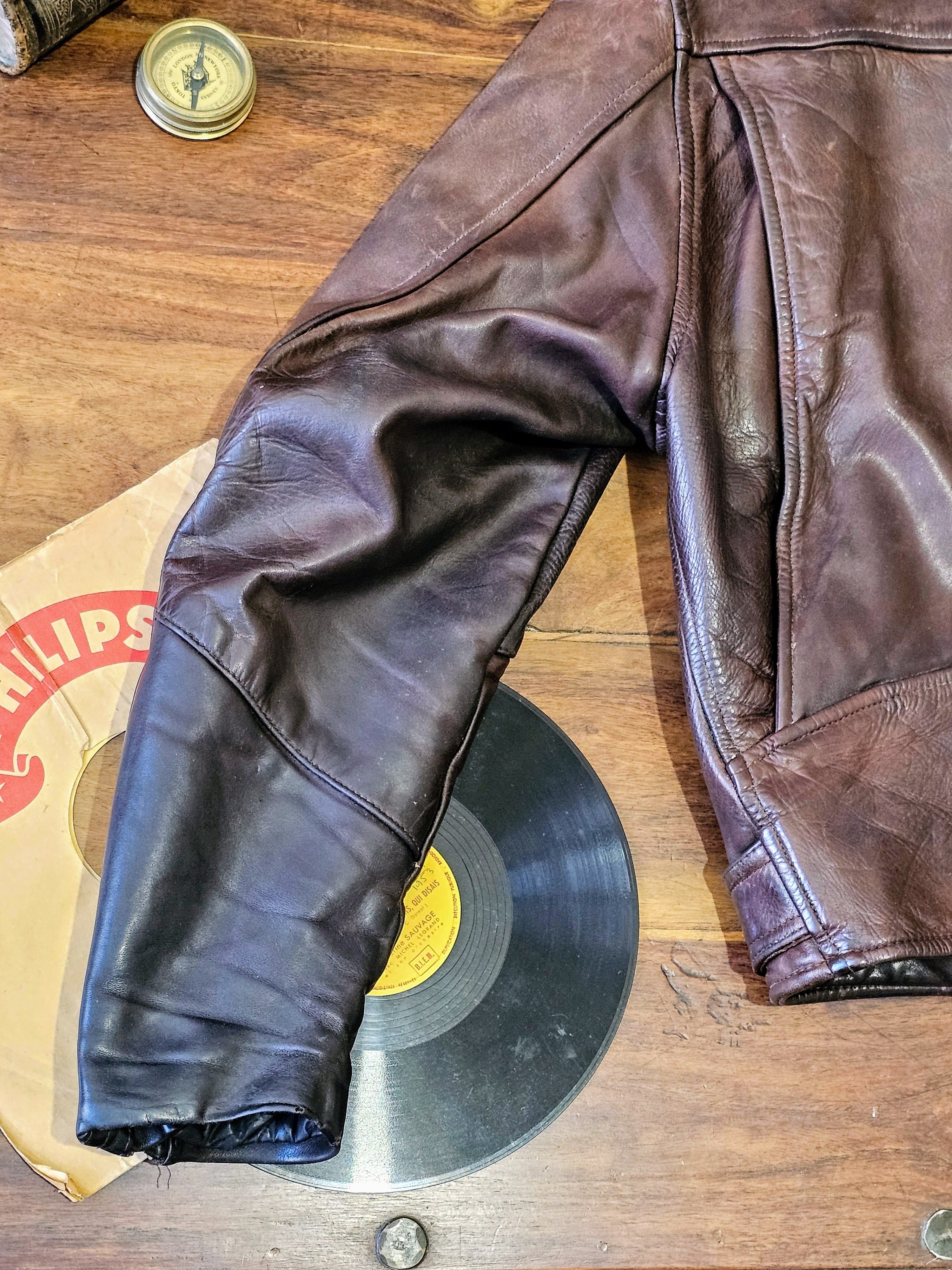 Daytona Daytona 🇫🇷 Vintage 80s Biker Jacket - Leather Perfecto, Size US M / EU 48-50 / 2 - 16 Thumbnail