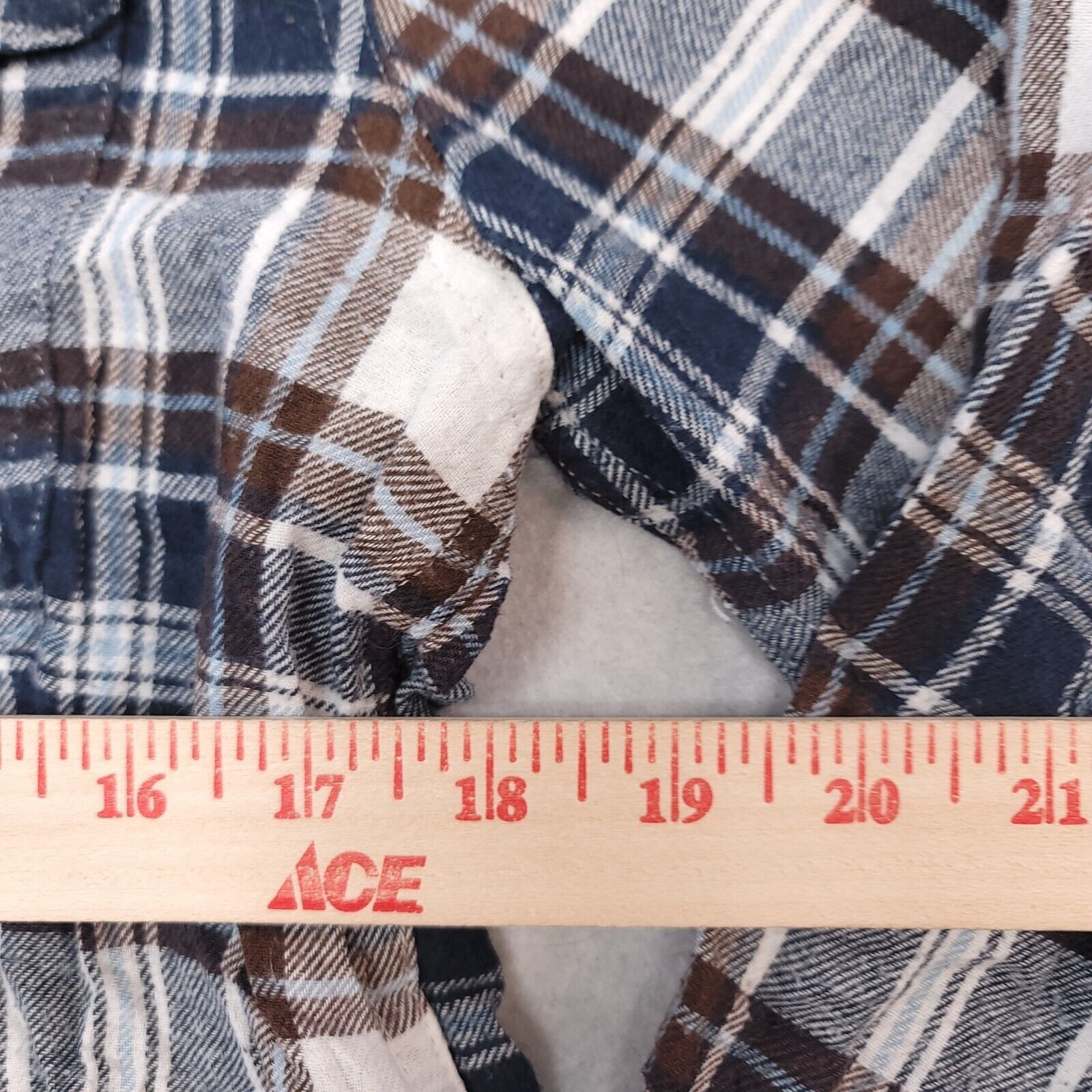 Sonoma Sonoma Tartan Flannel Button Up Shirt Mens Size Small S Blue Size US S / EU 44-46 / 1 - 8 Thumbnail