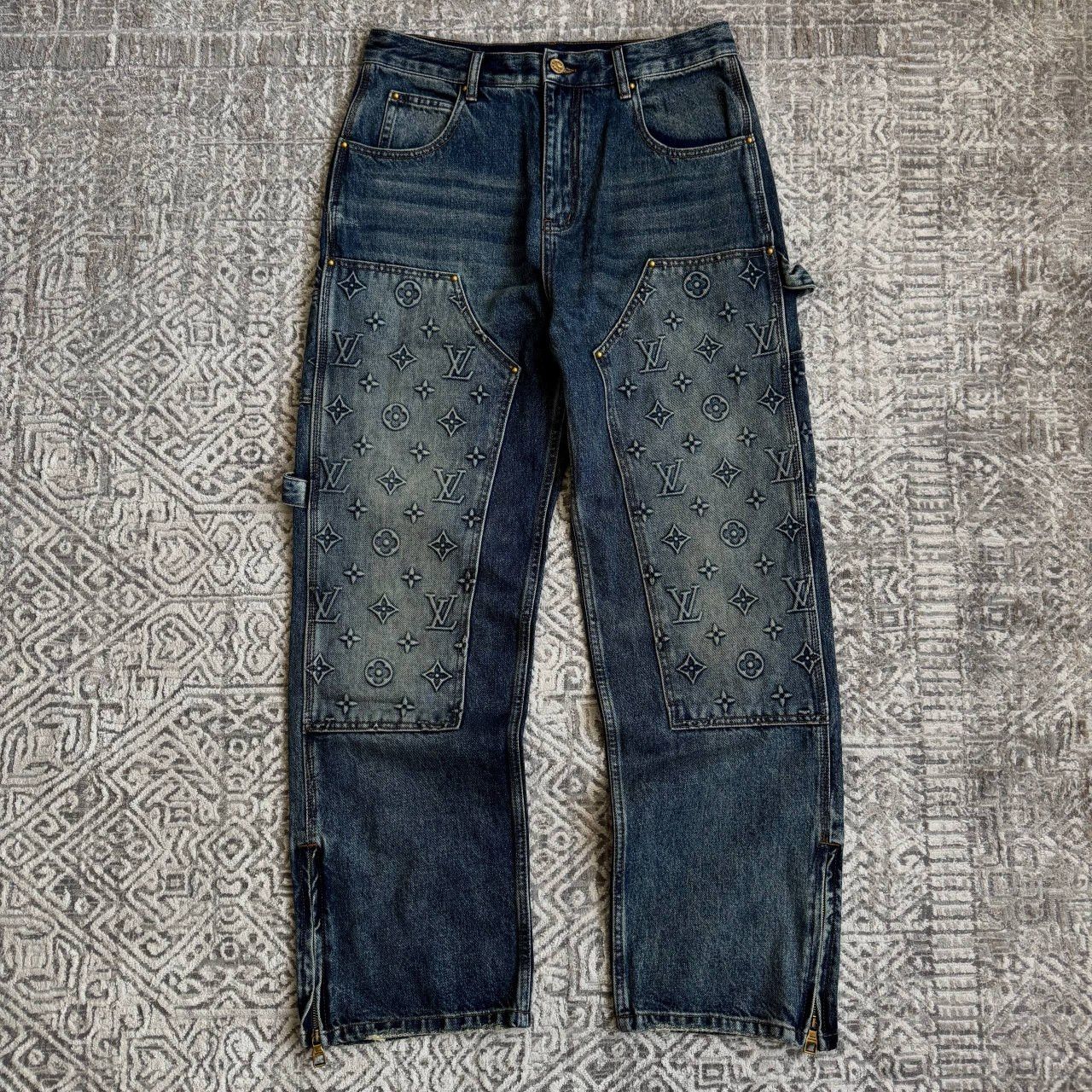 Louis Vuitton × Virgil Abloh Tourist VS Purist Tuffetage Denim