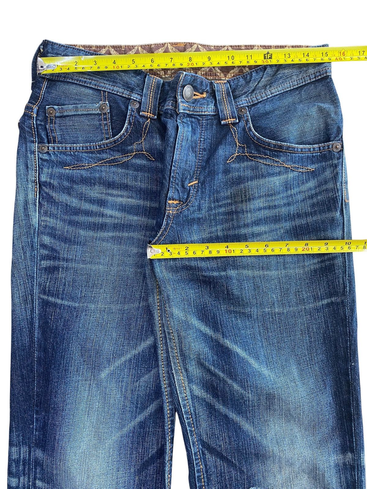 Edwin Vintage Edwin Whiskers Faded Style Bootcut Jeans Size US 30 / EU 46 - 5 Thumbnail