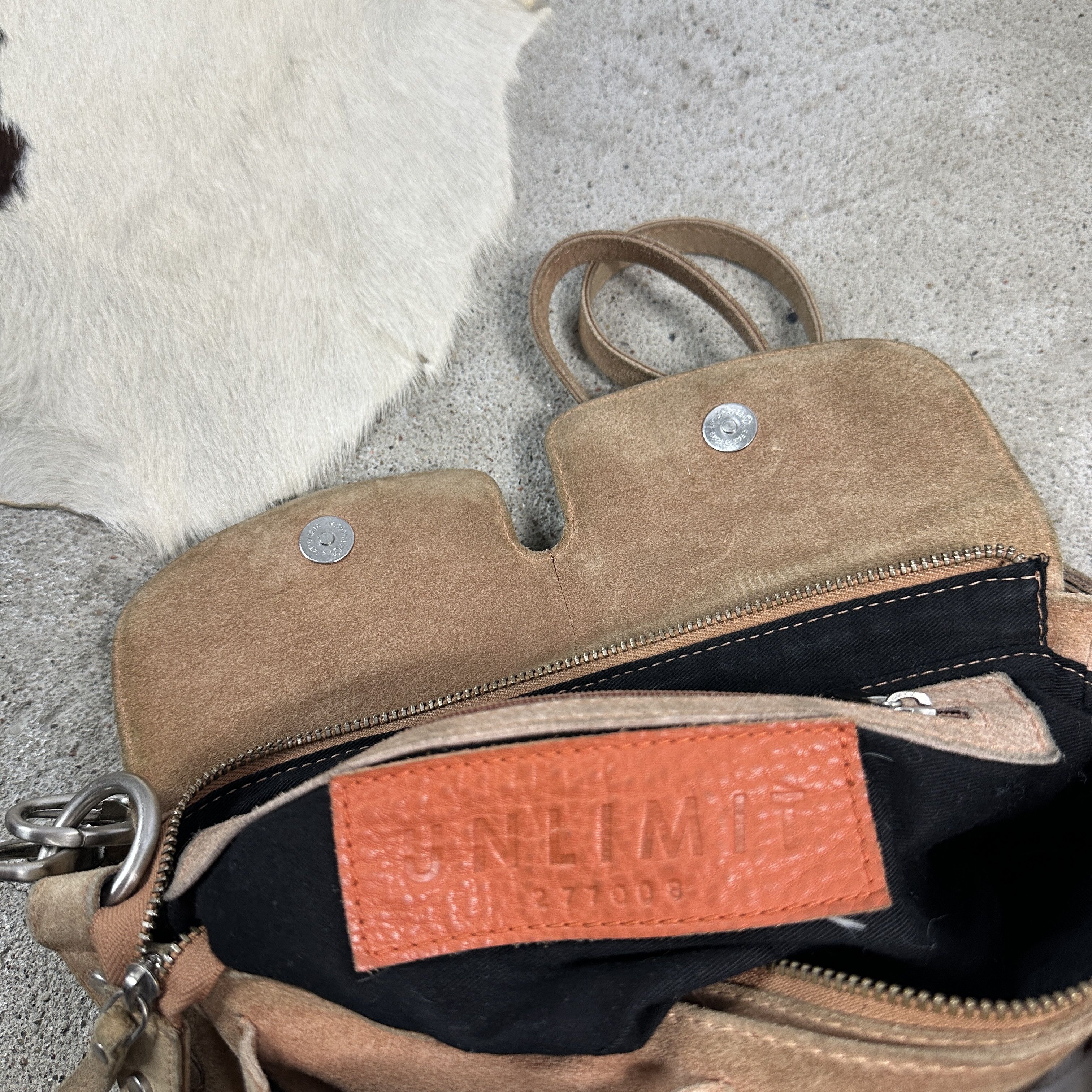 Vintage Vintage Leather Suede Grunge Opium 00S Bag Size ONE SIZE - 6 Thumbnail