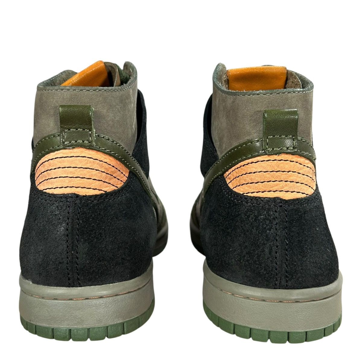Nike VTG Dunk High NL Classic Olive Green Mandarin 2005 Sneakers Size US 9 / EU 42 - 9 Thumbnail