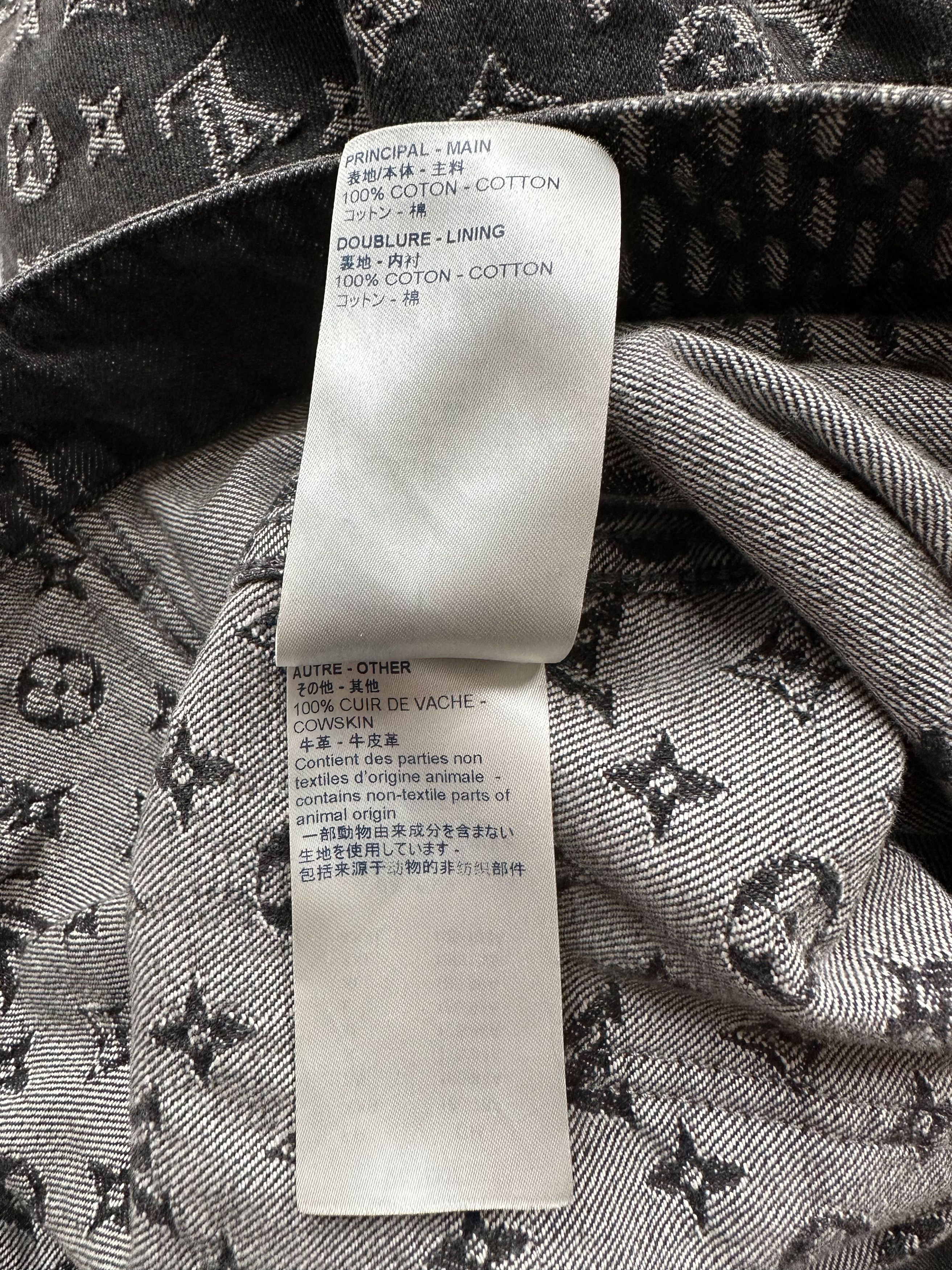 Louis Vuitton Louis Vuitton Nigo Grey Monogram Denim Jacket Size US L / EU 52-54 / 3 - 7 Thumbnail