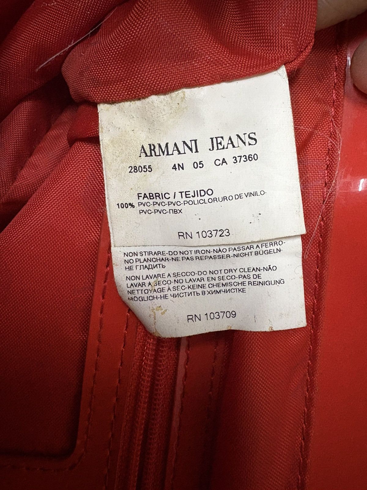 Giorgio Armani Vintage 90s Giorgio Armani Totebag Size ONE SIZE - 11 Thumbnail