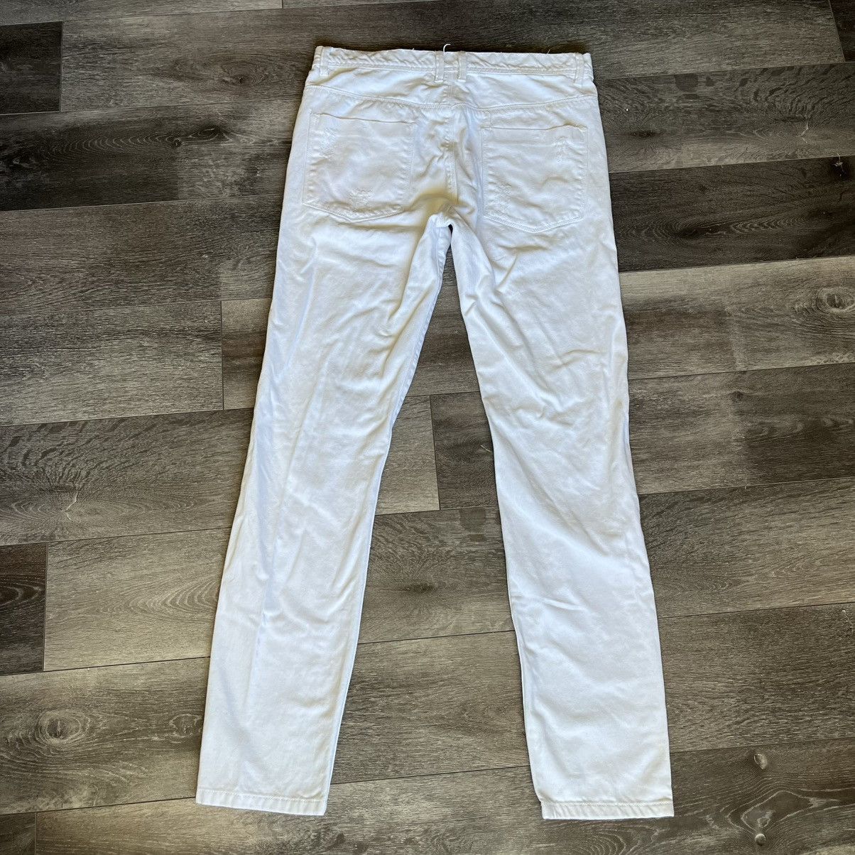 Stampd Stampd White Distressed Slim Fit Skinny Denim Jeans 34x34 Size US 34 / EU 50 - 2 Thumbnail