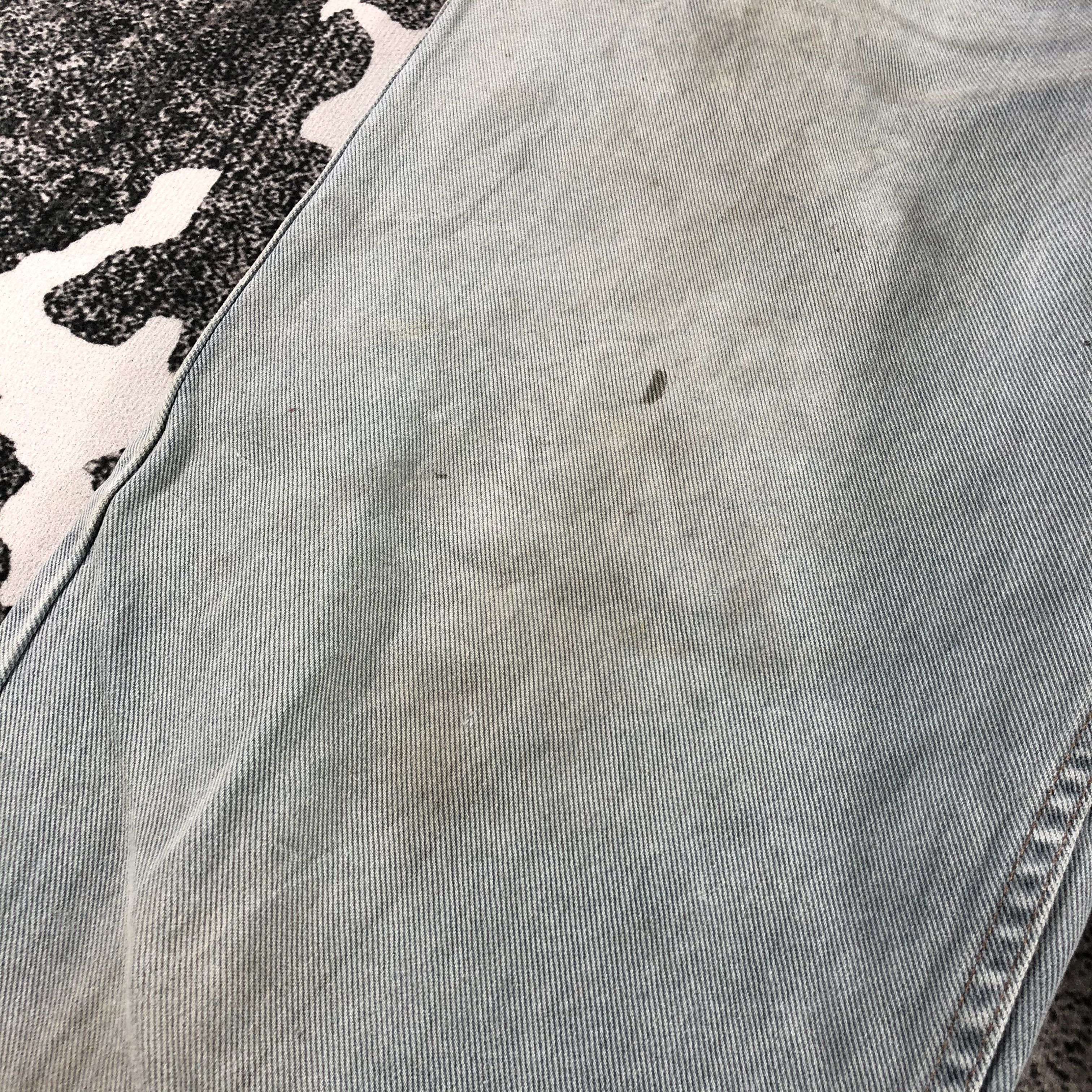 Levi's Vintage 90s Levi's 550 Jeans Dirty Blue Wash Denim KJ1046 Size US 36 / EU 52 - 10 Thumbnail