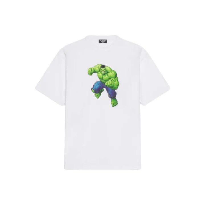 Balenciaga Balenciaga White Short Sleeve Graphic T-Shirt 0079-2507 Size XS / US 0-2 / IT 36-38 - 1 Thumbnail
