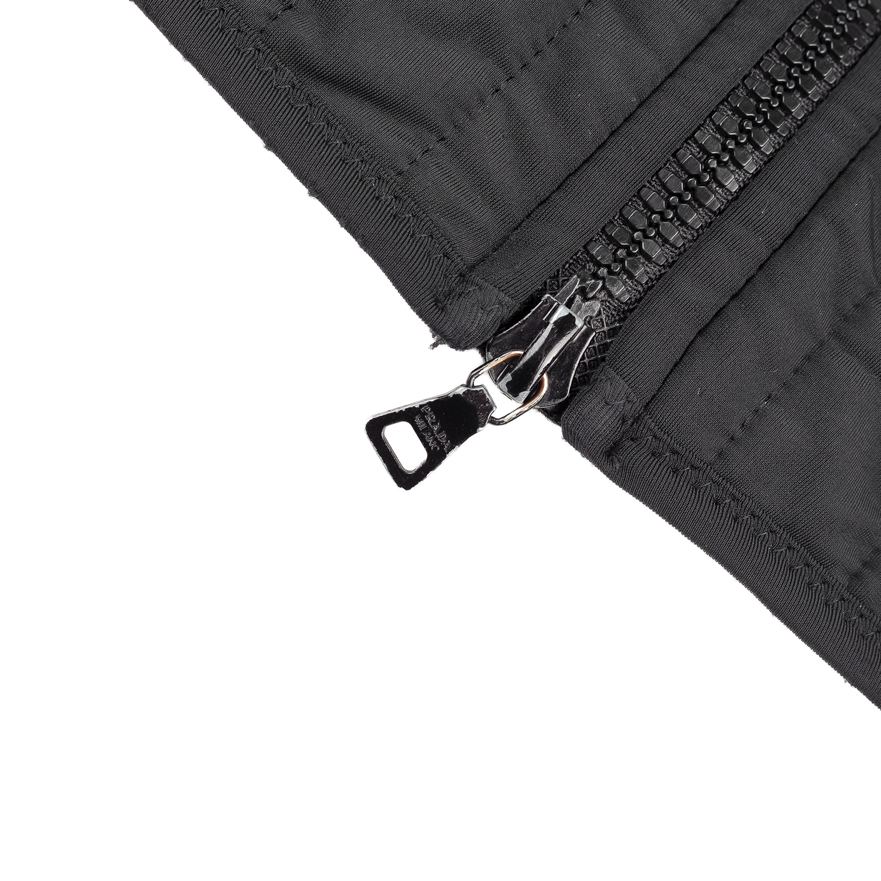 Prada Prada Sport Black Quilted Fitted Jacket with Side Zipper Size S / US 4 / IT 40 - 9 Thumbnail