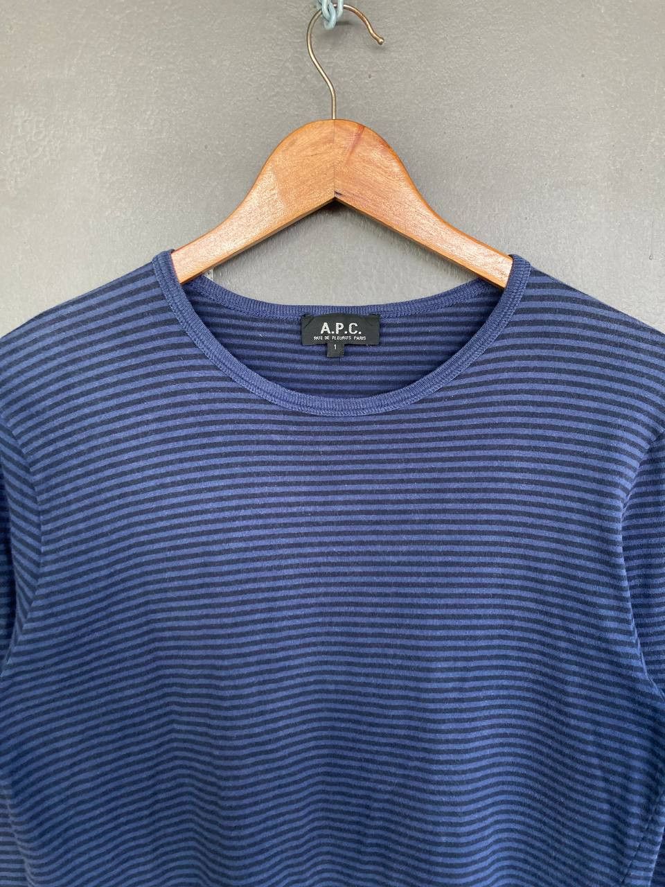 A.P.C. A.P.C. Striped Sweatshirt Size US S / EU 44-46 / 1 - 3 Thumbnail