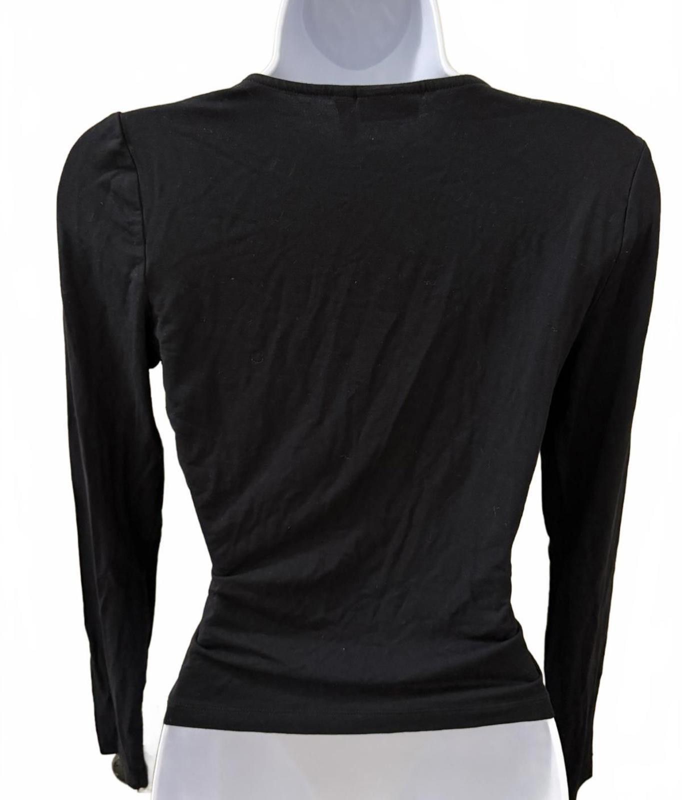 Other ASOS Wrap Top in Black (US 2) Size XS / US 0-2 / IT 36-38 - 4 Thumbnail