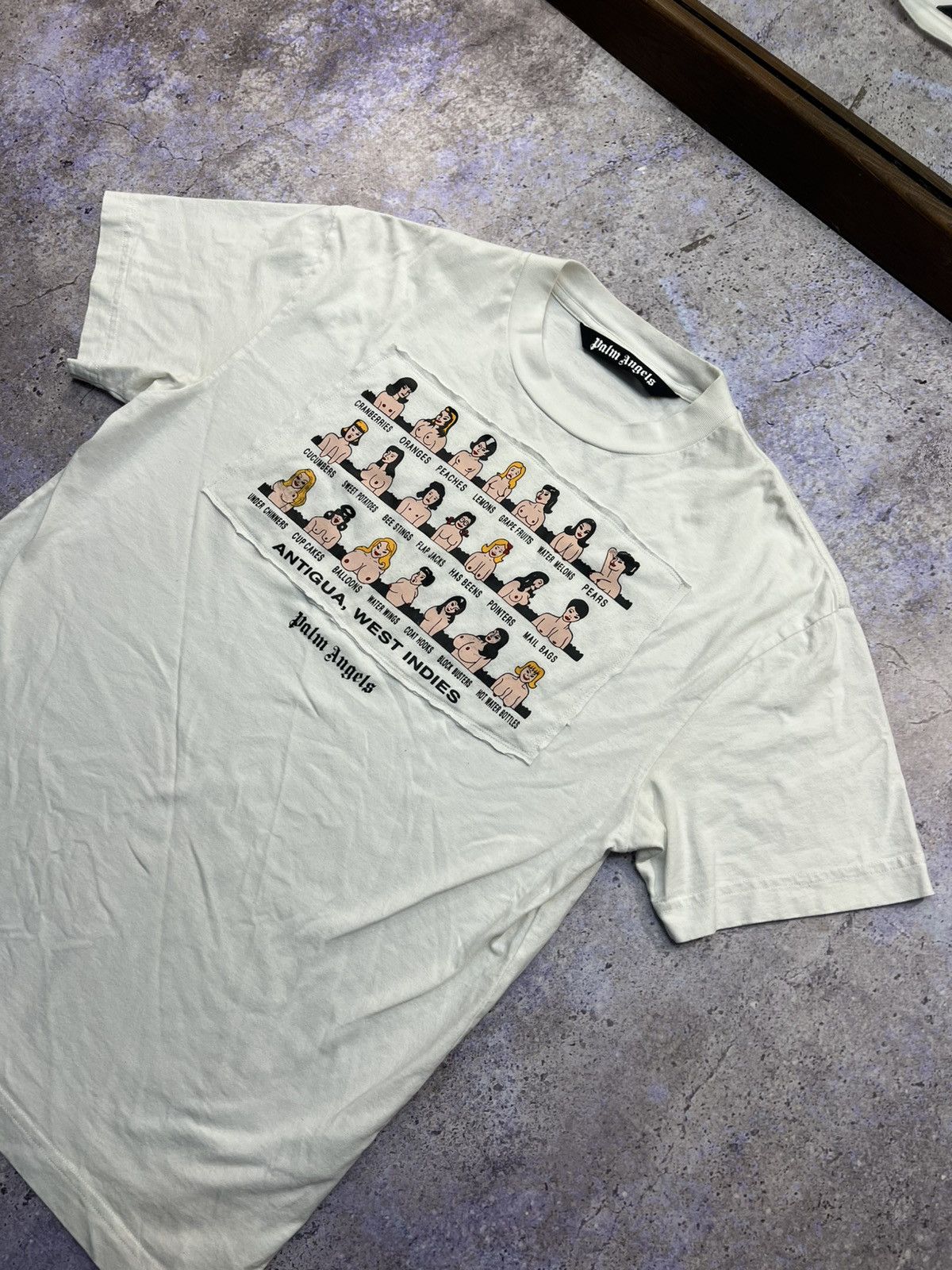 Palm Angels Palm Angels “Antigua West Indies” Custom Tee — White — L/XL Size US L / EU 52-54 / 3 - 3 Thumbnail