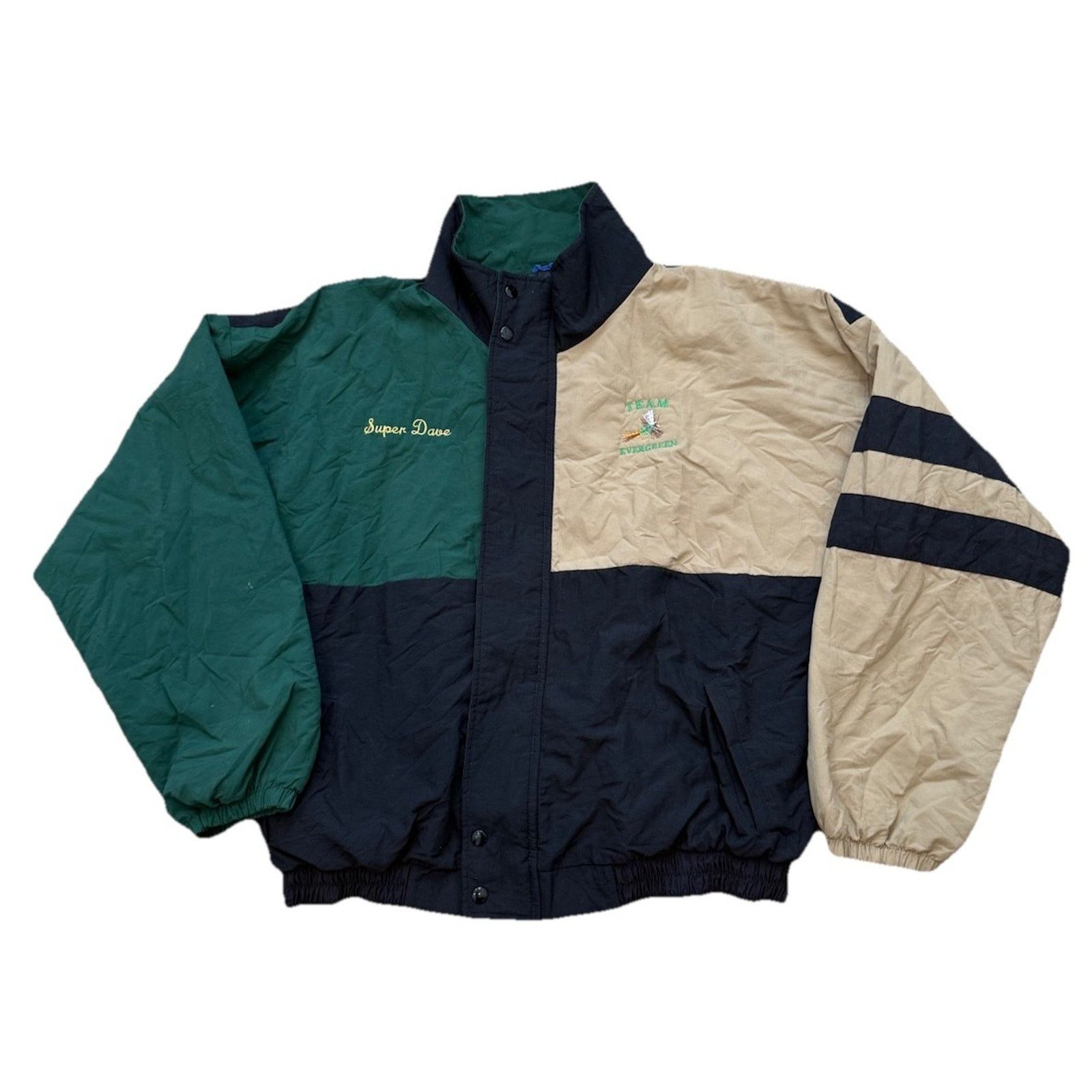 Rennoc VINTAGE Rennoc Jacket Team Evergreen Windbreaker Quilt Lined Size US XL / EU 56 / 4 - 3 Thumbnail