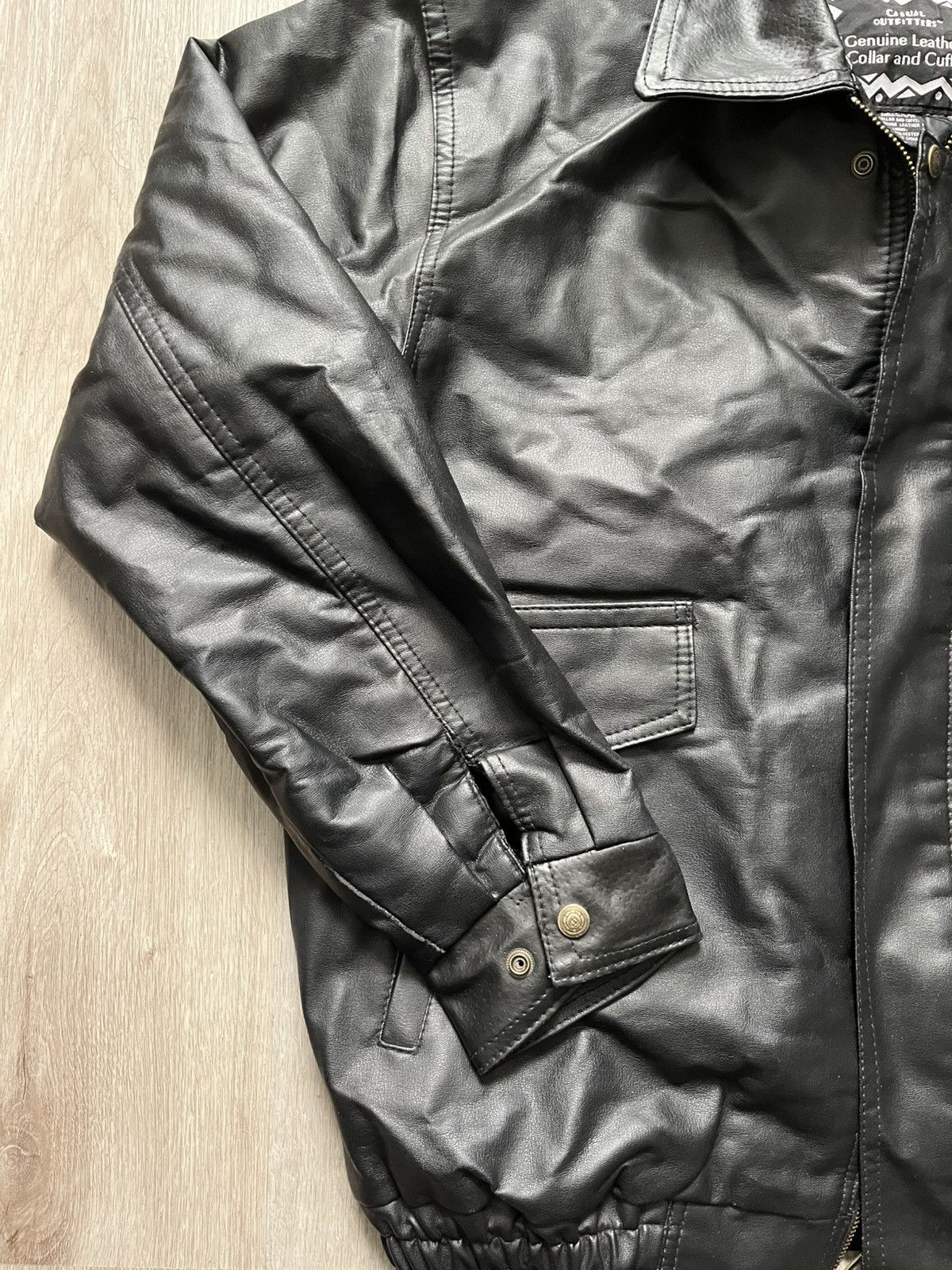 Vintage Vintage Bum Steer Leather Jacket Size US L / EU 52-54 / 3 - 2 Thumbnail