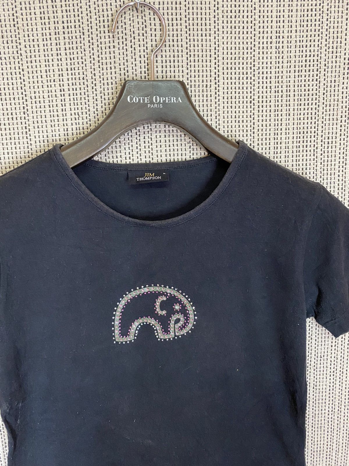 Vintage 🔥jim thompson tshirt elephants design Size M / US 6-8 / IT 42-44 - 2 Thumbnail