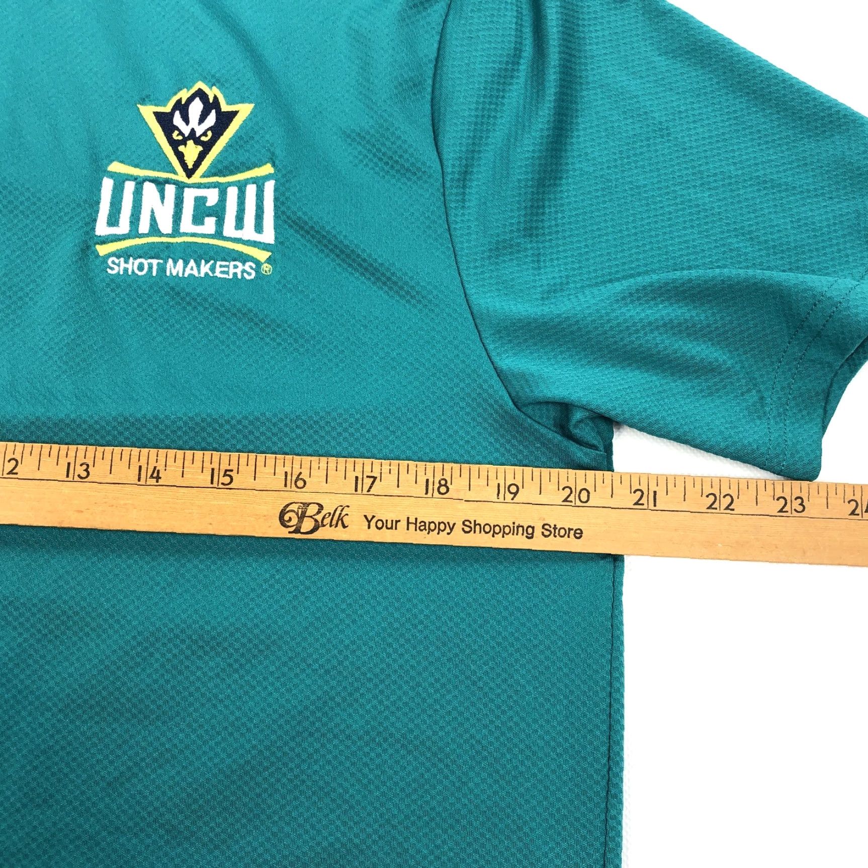 Under Armour Under Armour Polo Shirt UNCW Shot Makers Men's Teal Performance Dry Fit Short Sleeve Size M Loose Fit Size US M / EU 48-50 / 2 - 7 Thumbnail