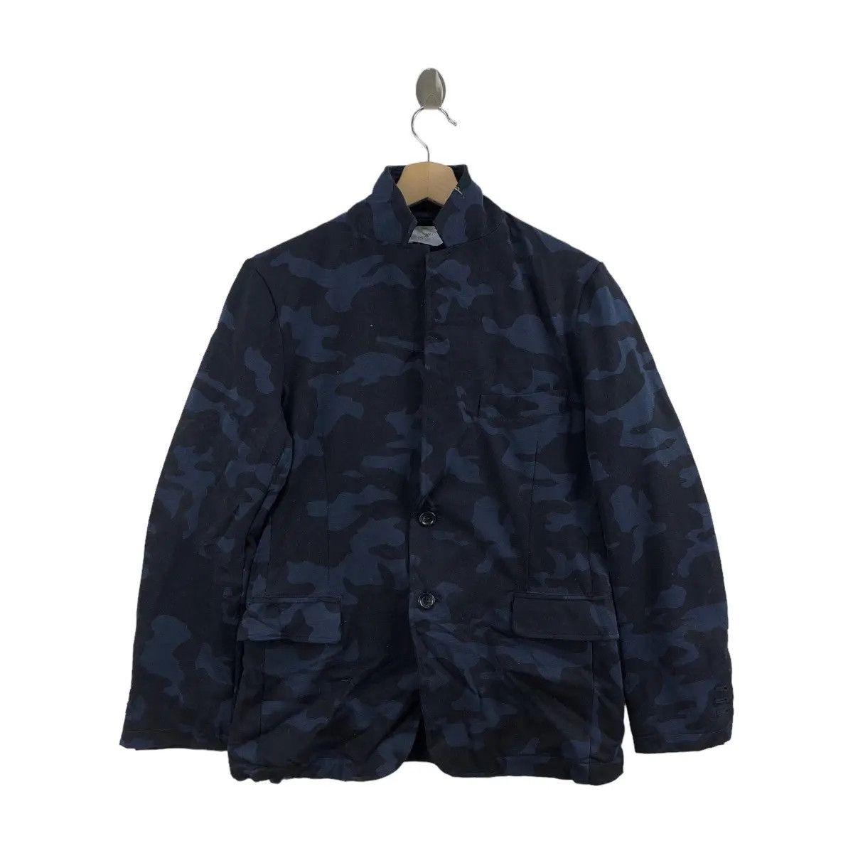 Vintage INHERIT JAPAN DESIGNER Camouflage Jacket Sport Coat Cardigan Size US S / EU 44-46 / 1 - 1 Thumbnail