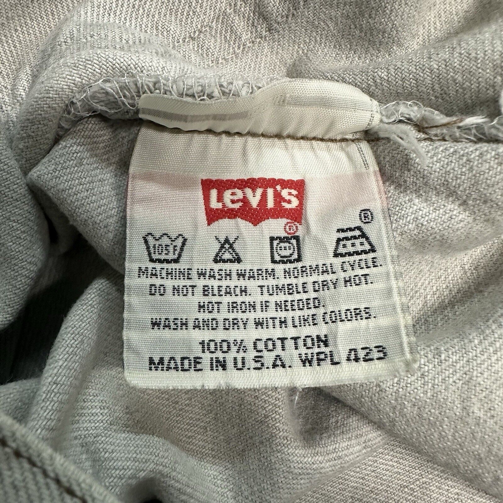 Levi's × Vintage Vintage 90s Levi’s 501 Grey Denim Jeans 31x34 Made In USA Size US 31 - 8 Thumbnail