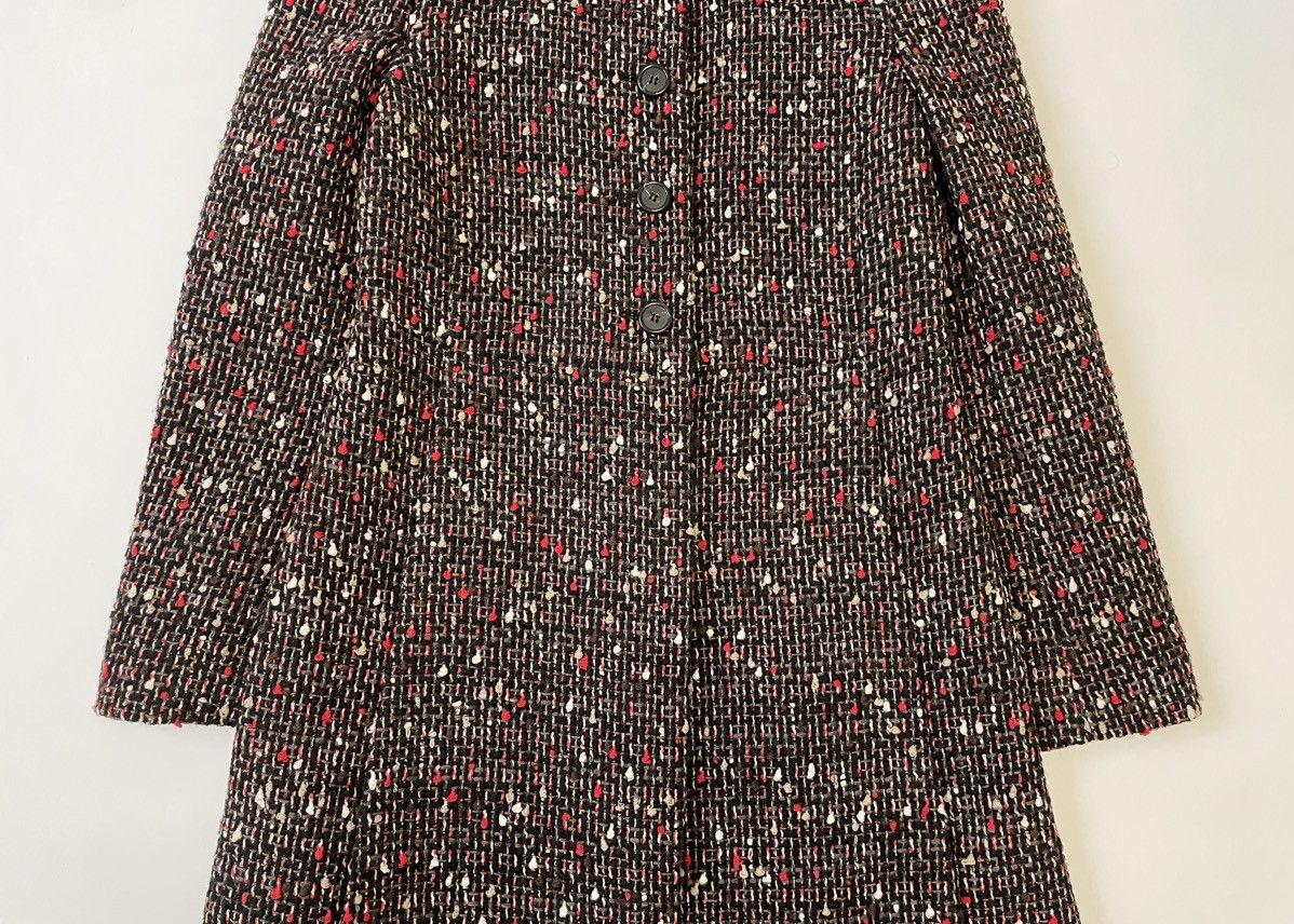 Prada A/W 18 ‘Punk Tweed Boucle’ Wool Overcoat Size S / US 4 / IT 40 - 6 Thumbnail