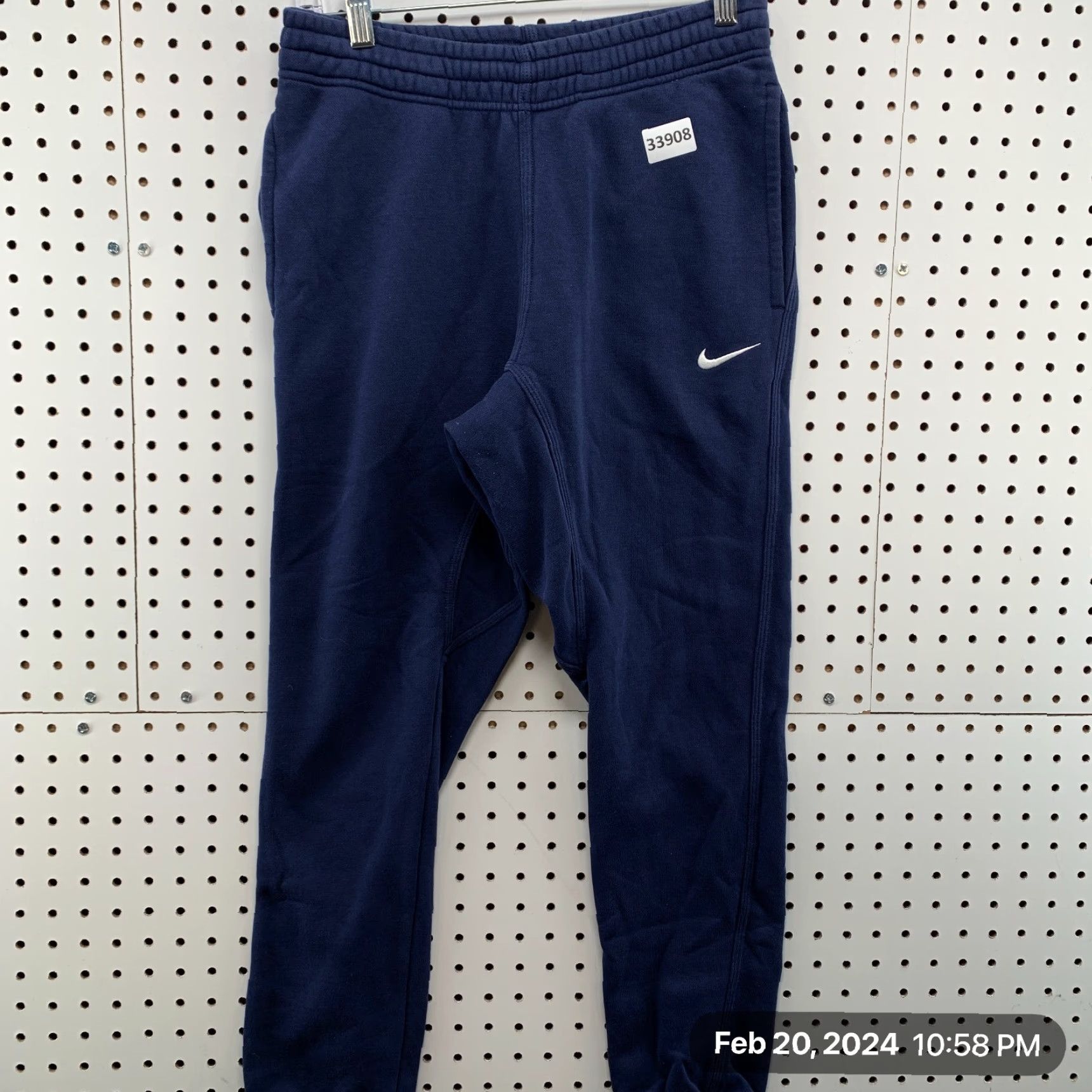 Nike VINTAGE Nike Sweatpants Mens S Blue SPell Out Embroidered Swoosh 28x27.5 Size US S / EU 44-46 / 1 - 7 Thumbnail