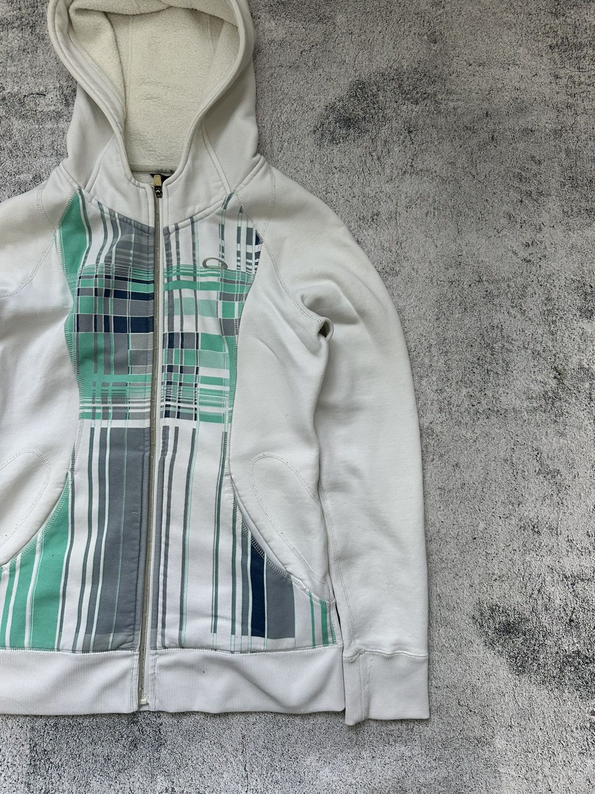 Oakley Vintage Oakley Zip Fleece Hodie Y2K Fit Logo Size M / US 6-8 / IT 42-44 - 3 Thumbnail