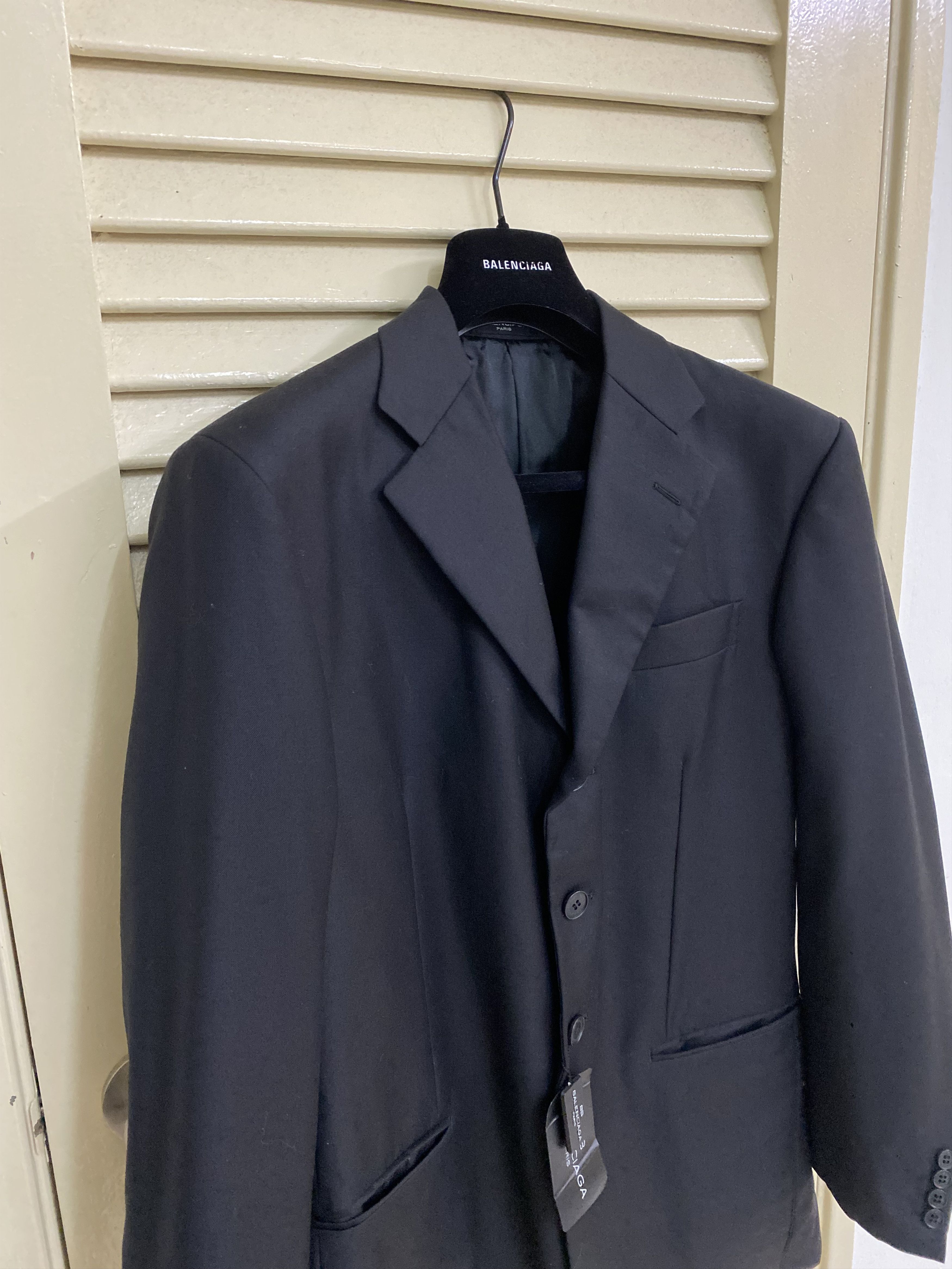 Balenciaga NWT Balenciaga Wool Single Breasted Blazer Size 40R - 3 Thumbnail