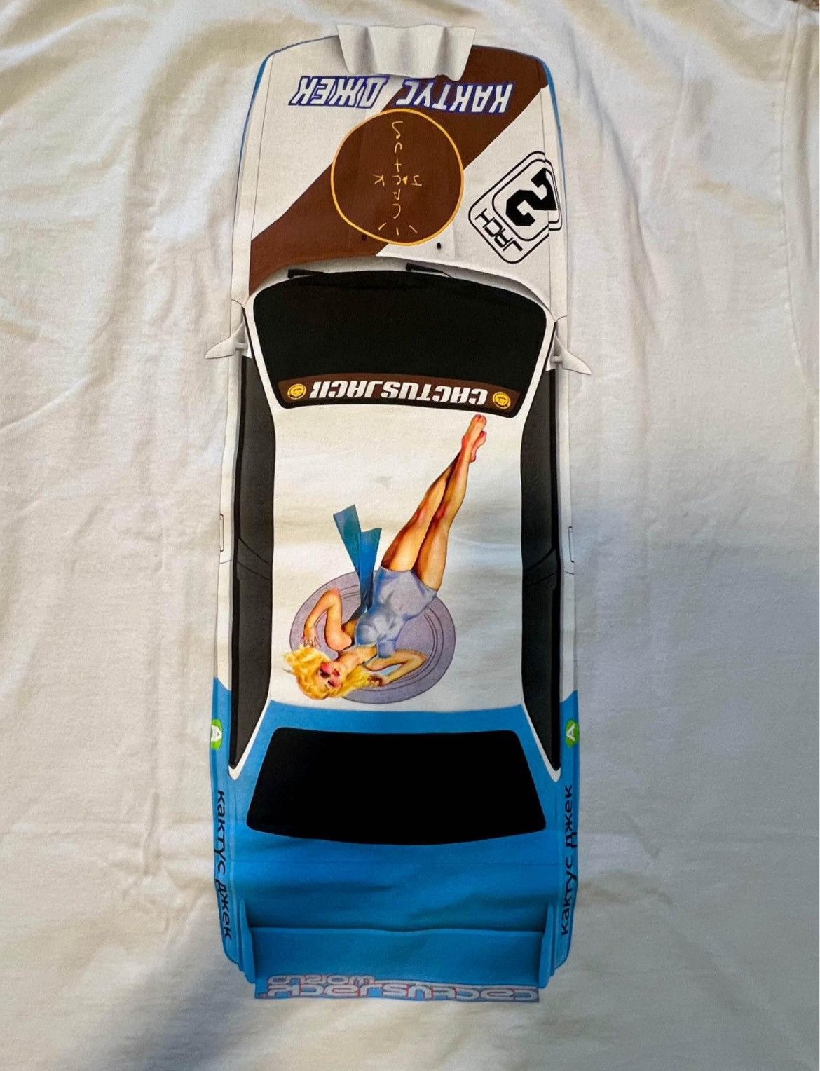 Travis Scott Travis Scott Jackboys race tee Size US M / EU 48-50 / 2 - 4 Thumbnail