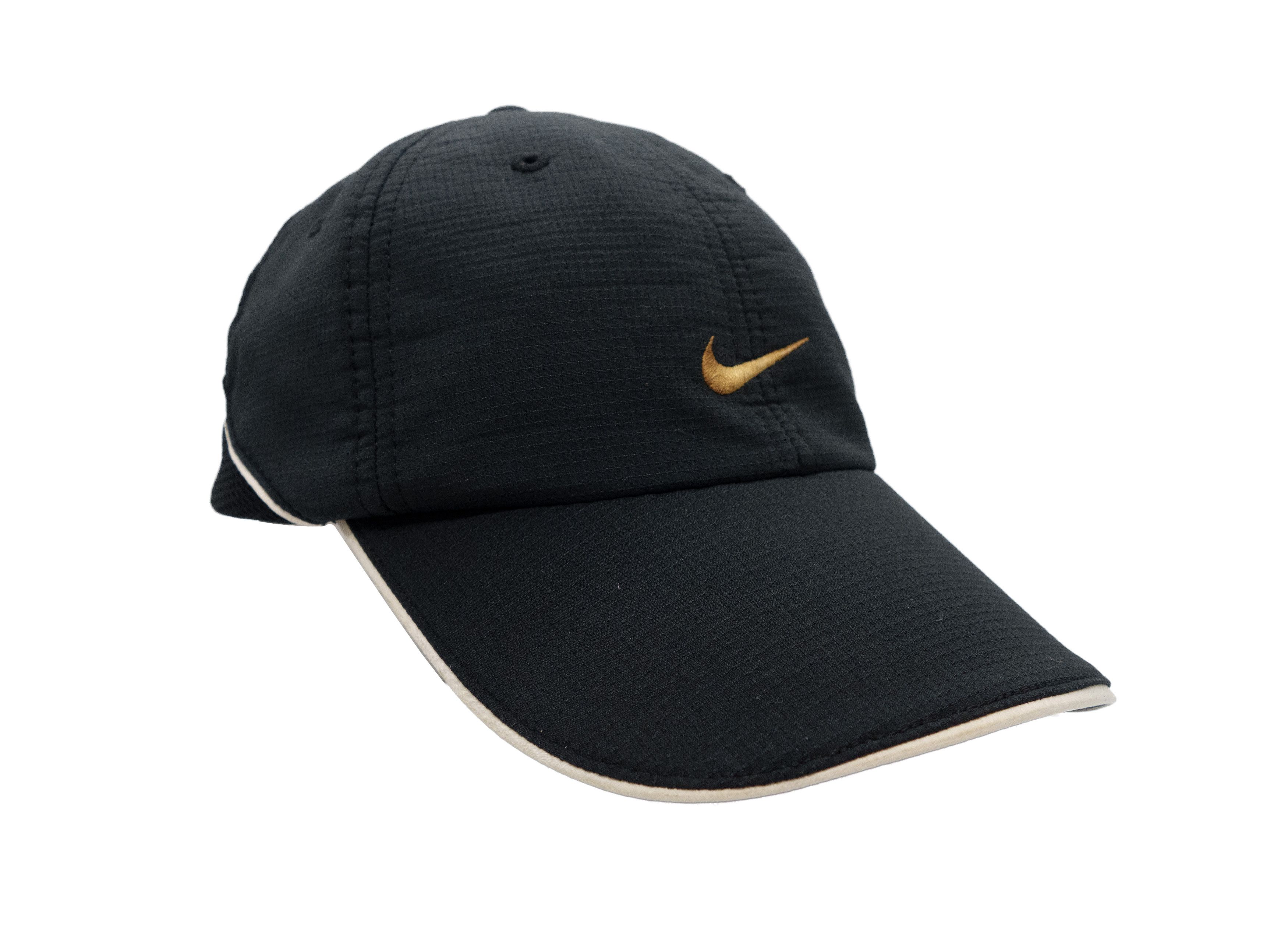 Nike NikeFit Textured Logo Striped Cap 00s Vintage Size ONE SIZE - 1 Thumbnail