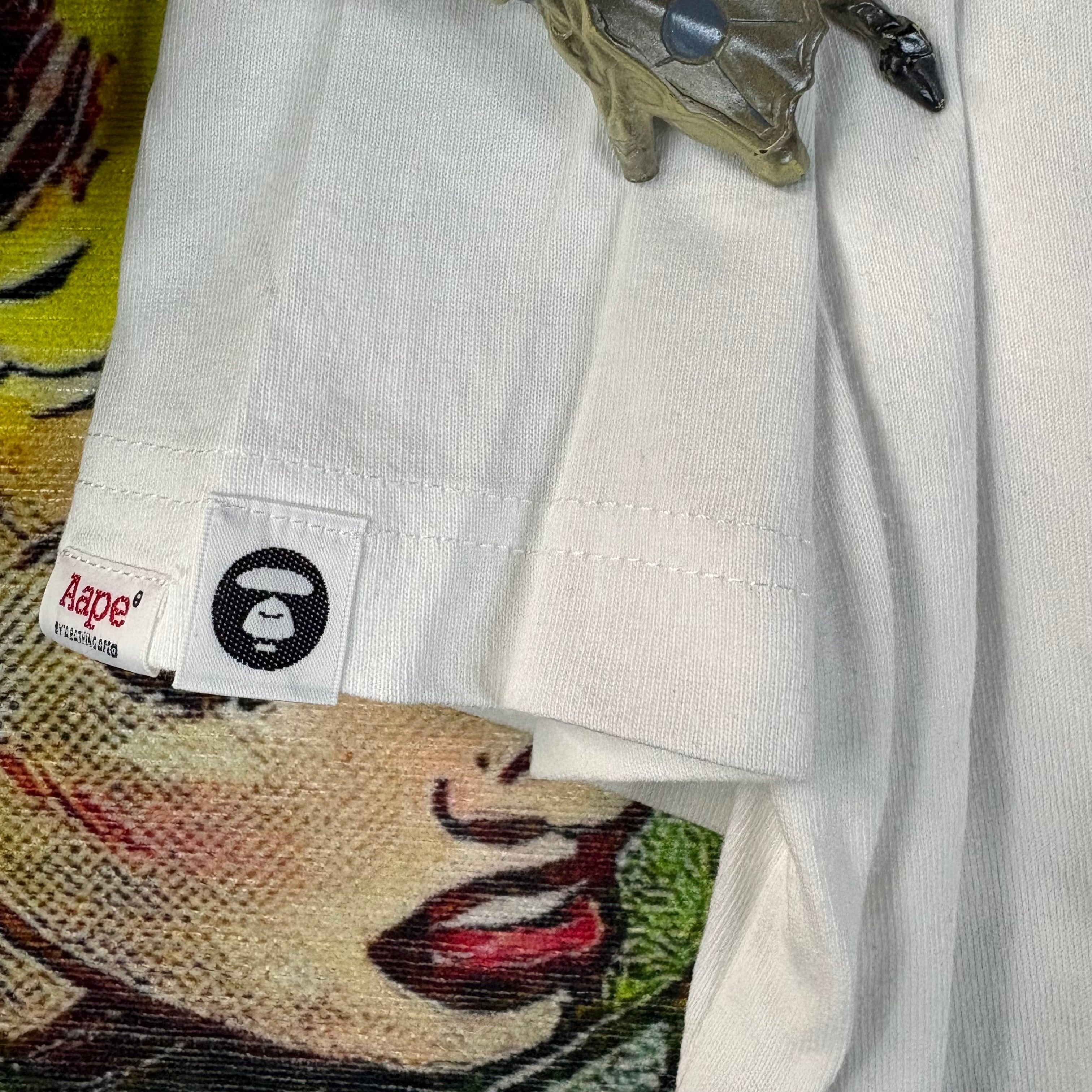 Aape AAPE Orange Camo OG Moonface Tee Size Large Size US L / EU 52-54 / 3 - 6 Thumbnail
