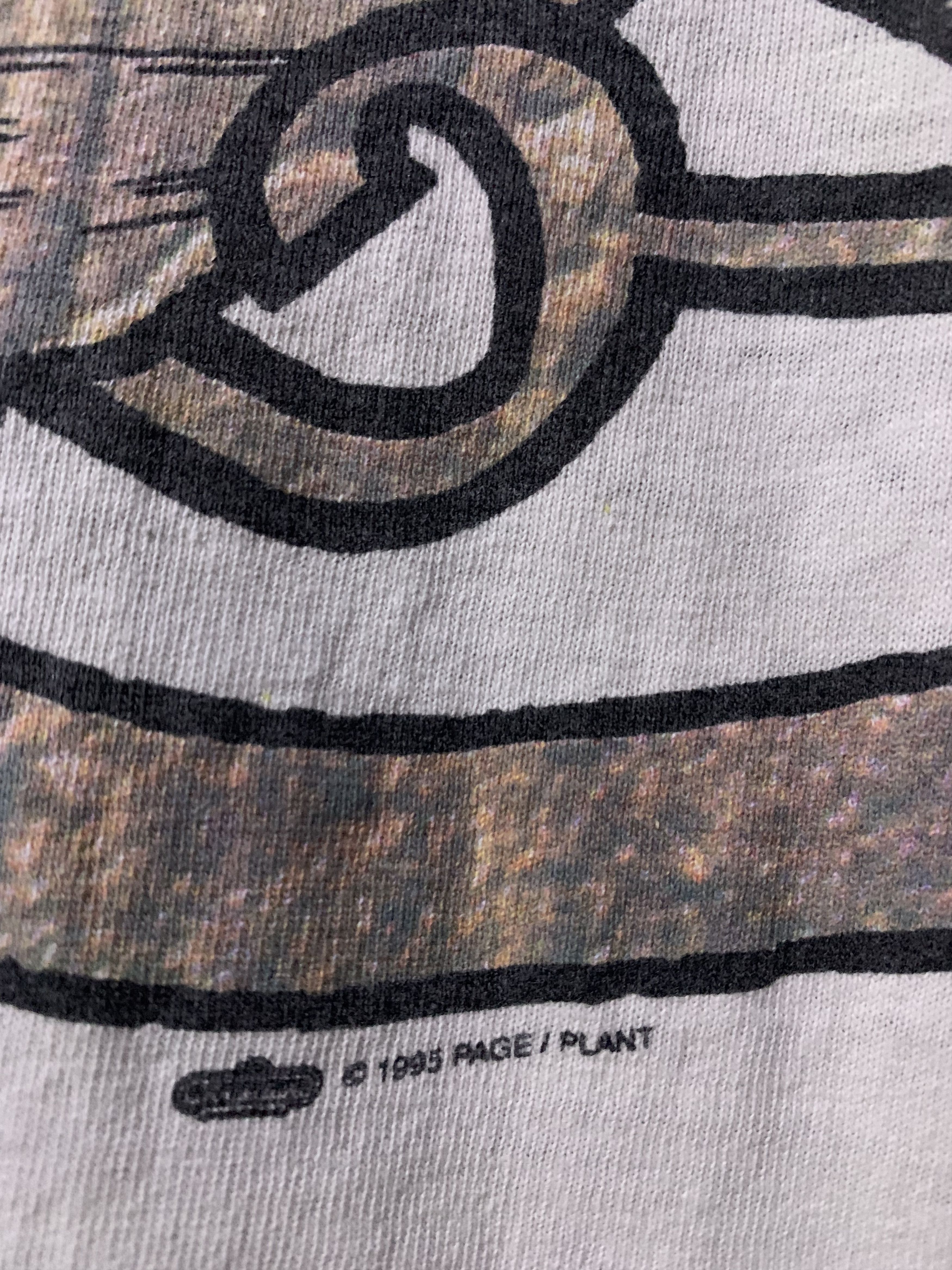 Tultex Jimmy Page Robert Plant Page And Plant World Tour 1995 Size US XL / EU 56 / 4 - 2 Thumbnail