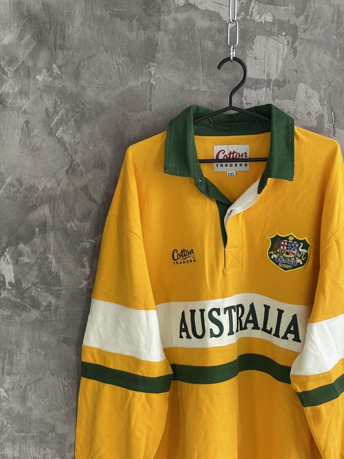Vintage Vintage Australia Jersey Shirt Rugby Union Rare Y2K Drill Size US XXL / EU 58 / 5 - 3 Thumbnail