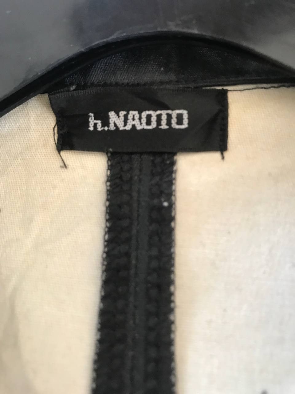 Japanese Brand H Naoto Gothic Punk Wax Jacket ifsixwasnine style Size XS / US 0-2 / IT 36-38 - 6 Thumbnail