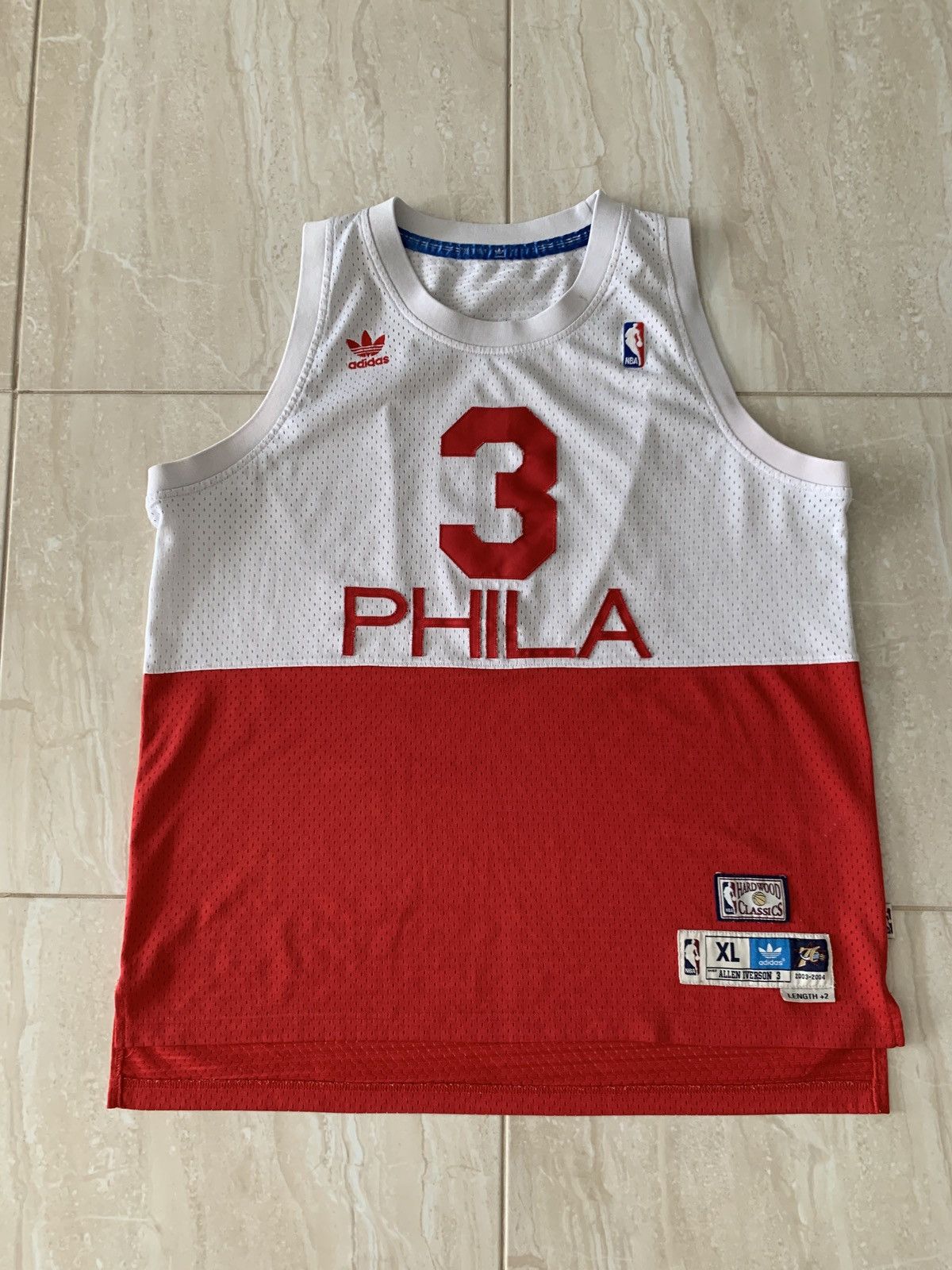 Adidas × Vintage Allen Iverson 76ers Adidas soul classic jersey - size XLarge Size US XL / EU 56 / 4 - 1 Thumbnail