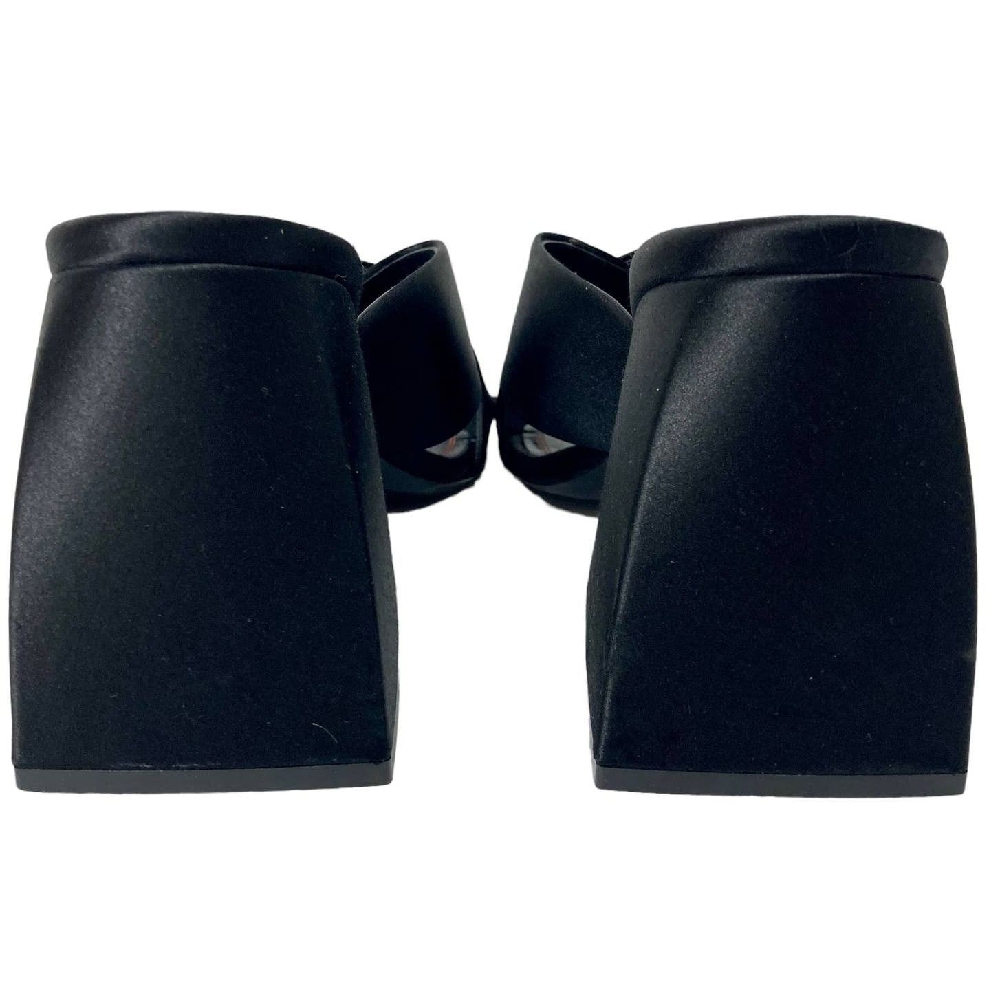 Nodaleto Nodaleto Bulla Banks Block Heel Sandals EU sz38 black satin Size US 8 / IT 38 - 7 Thumbnail