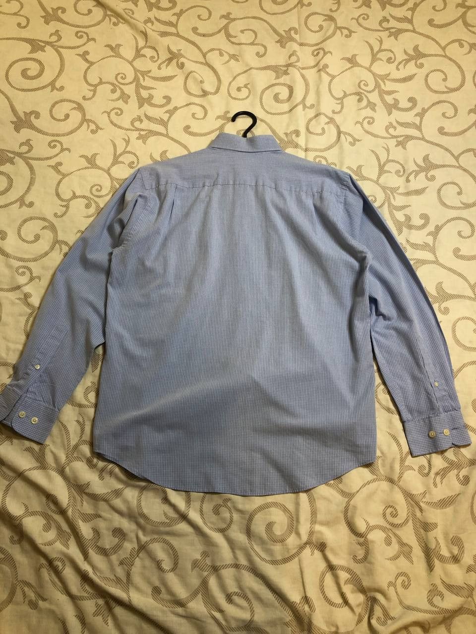 Balmain Balmain Paris Blue Check Dress Shirt Size US XL / EU 56 / 4 - 11 Thumbnail
