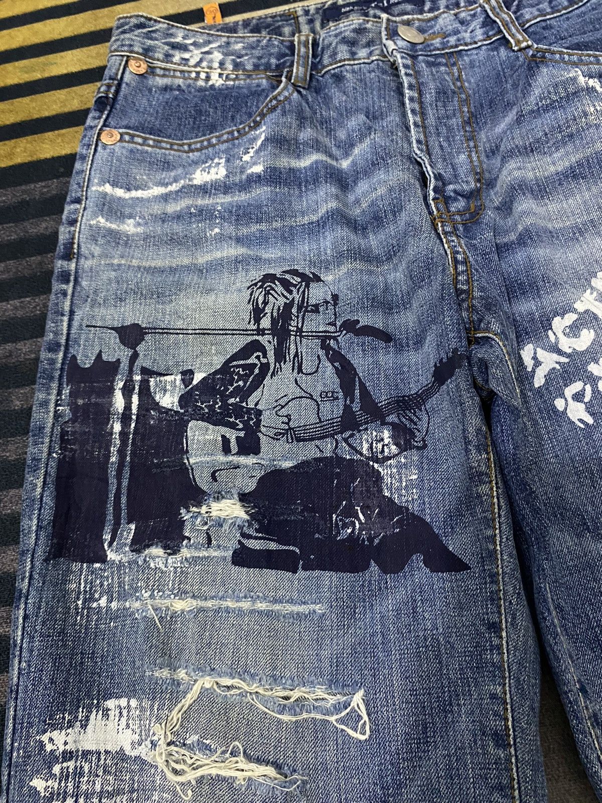 Vintage Y2K TI JEANS PUNK STYLE PANTS Size US 32 / EU 48 - 5 Thumbnail