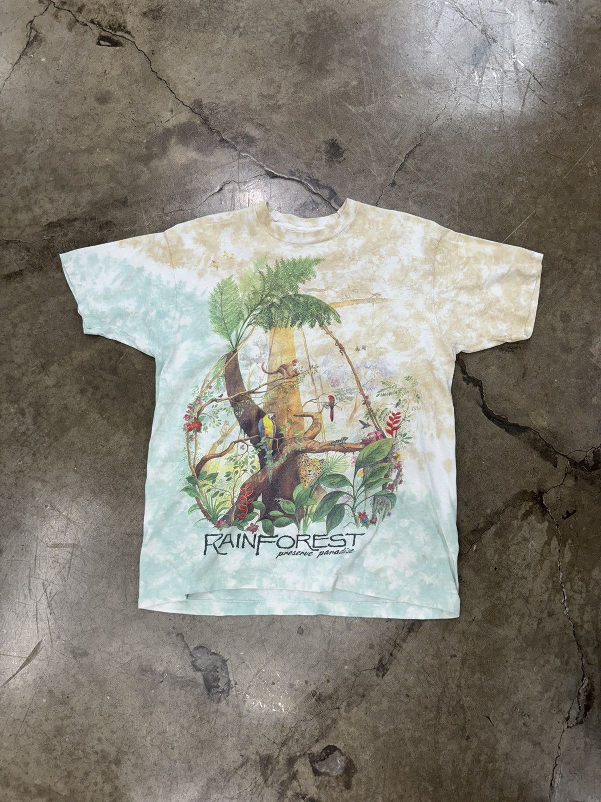 Vintage Vintage AOP Rainforest Nature Tie Dye Tee Large Size US L / EU 52-54 / 3 - 2 Thumbnail