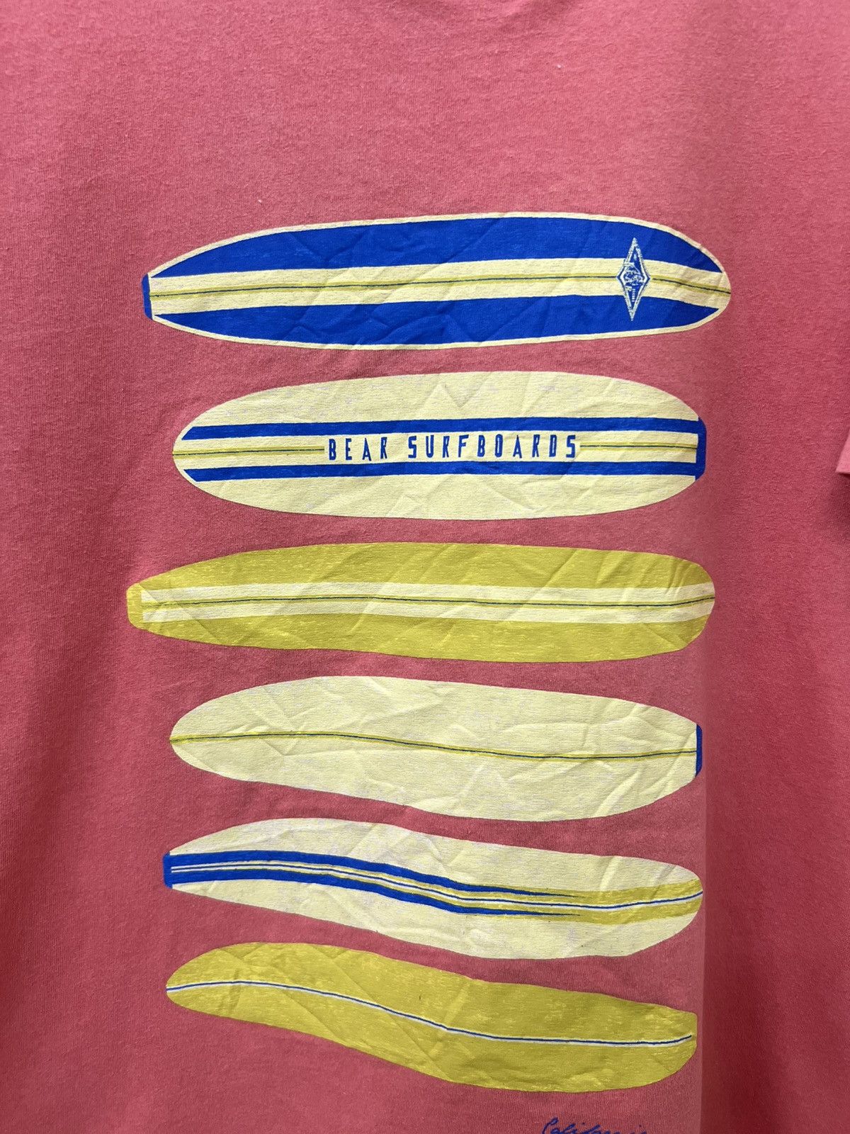 Man Made In Australia Vintage Y2K Bear Surfboards Tee Size US L / EU 52-54 / 3 - 2 Thumbnail