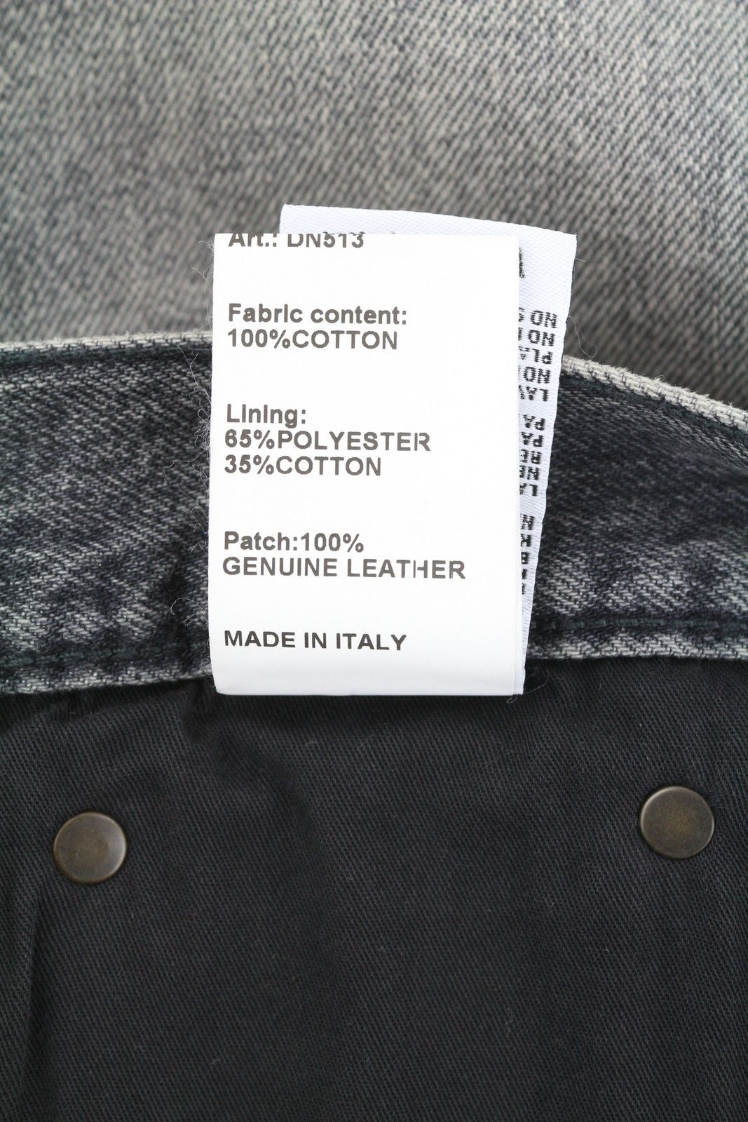 R13 BOYFRIEND 26 Leyton Black Faded Whiskers Zip FW25 86813 Size 26" / US 2 / IT 38 - 10 Thumbnail
