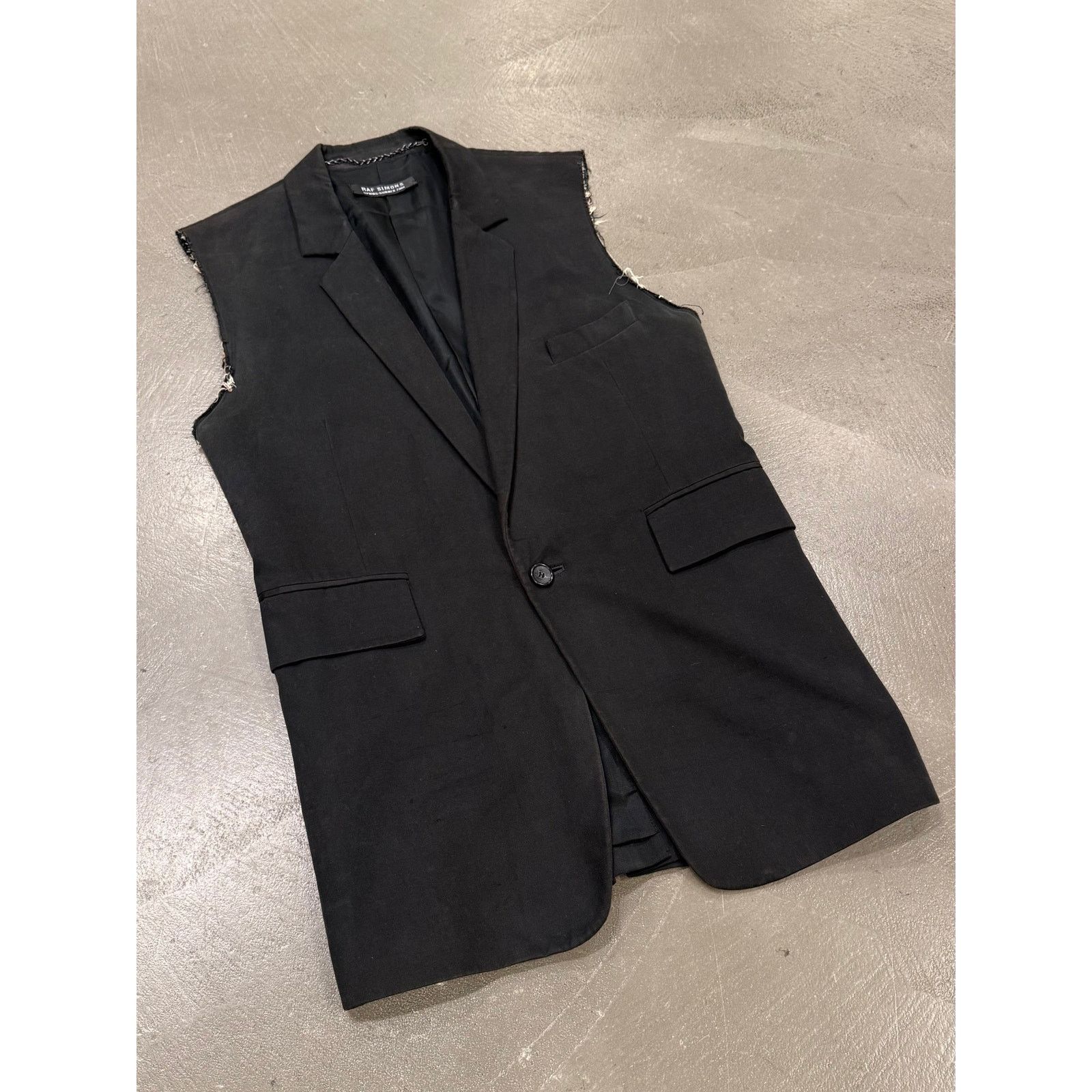Raf Simons S/S2000 Raf Simons distressed vest Size 38R - 4 Thumbnail