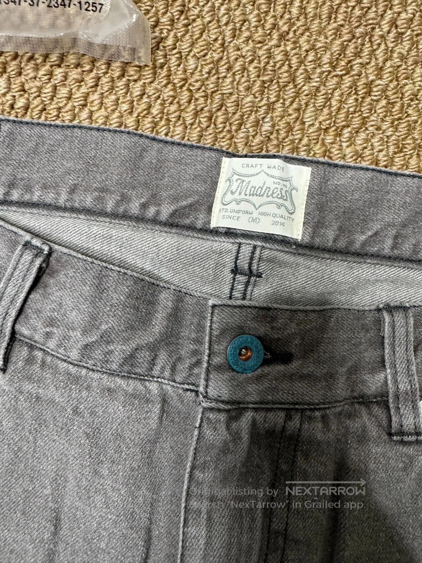 Madness MADNESS CRUSH Denim Shorts. Size US 36 / EU 52 - 3 Thumbnail