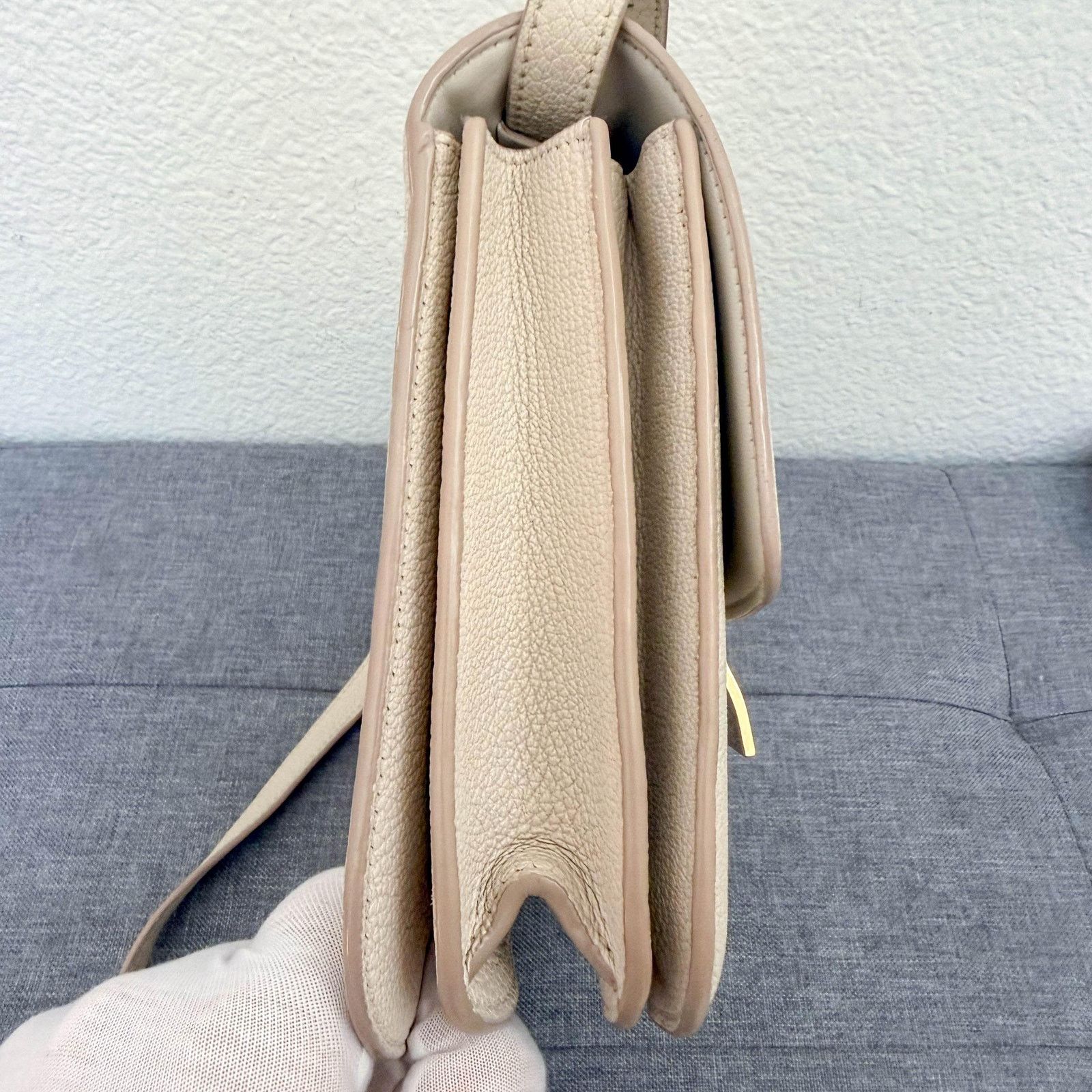 Celine Authentic Celine Classic Box Leather Shoulder Bag Size ONE SIZE - 3 Thumbnail
